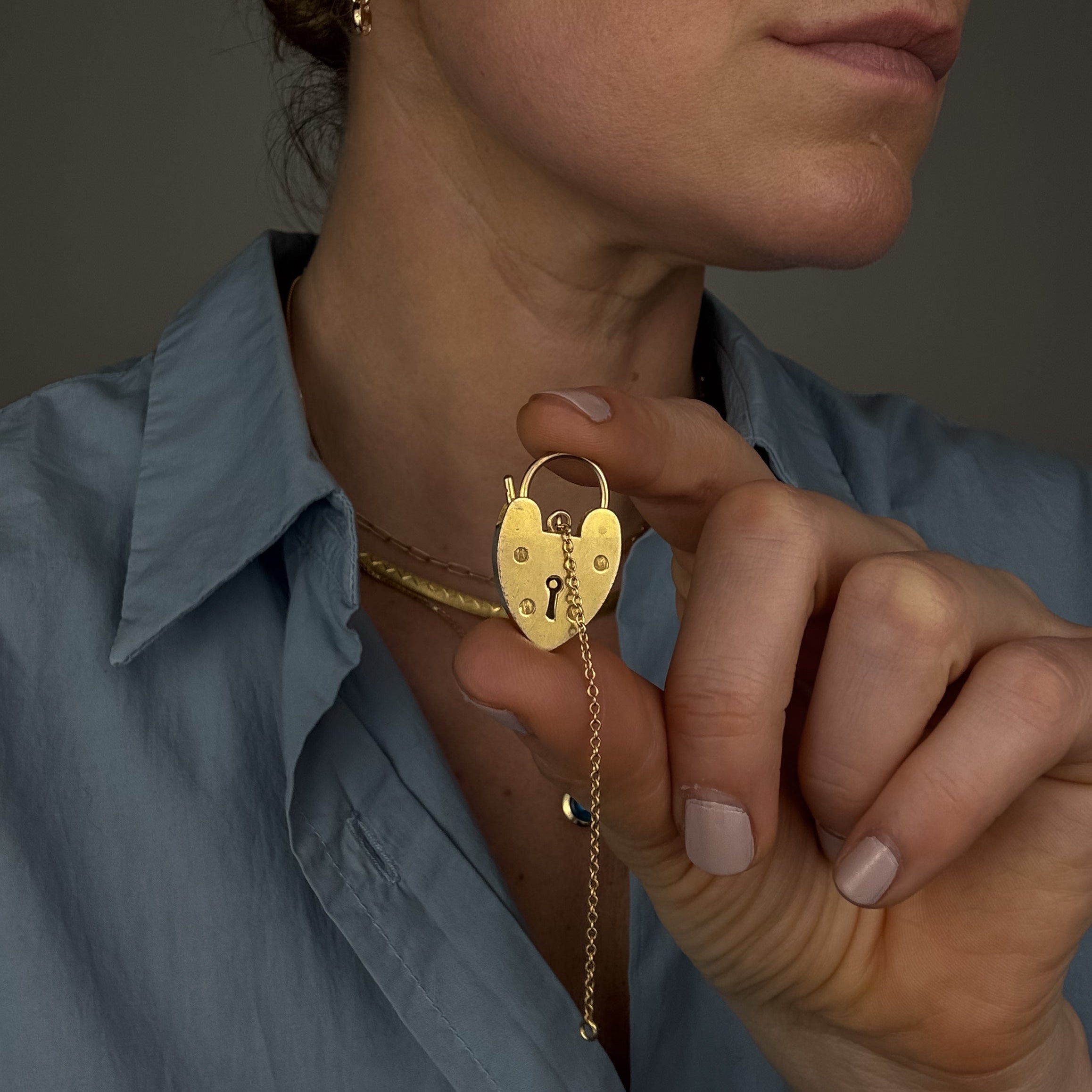 Antique Heart Clasp
