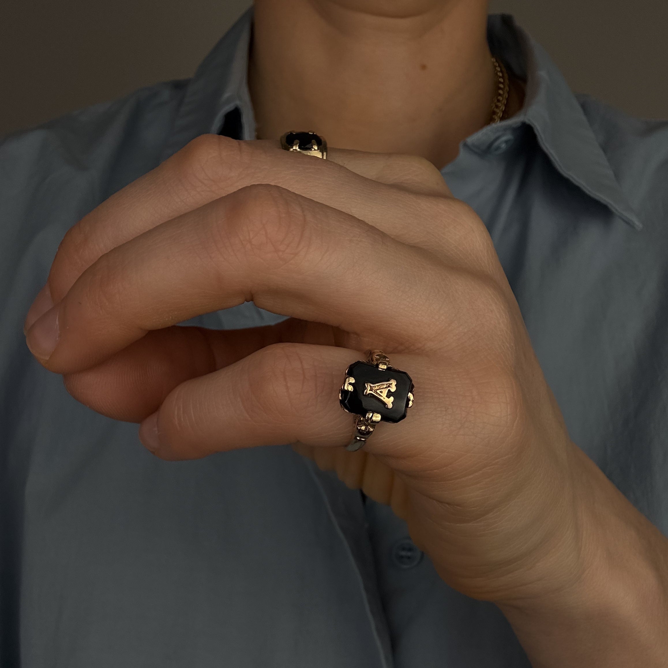 Onyx 'A' Ring
