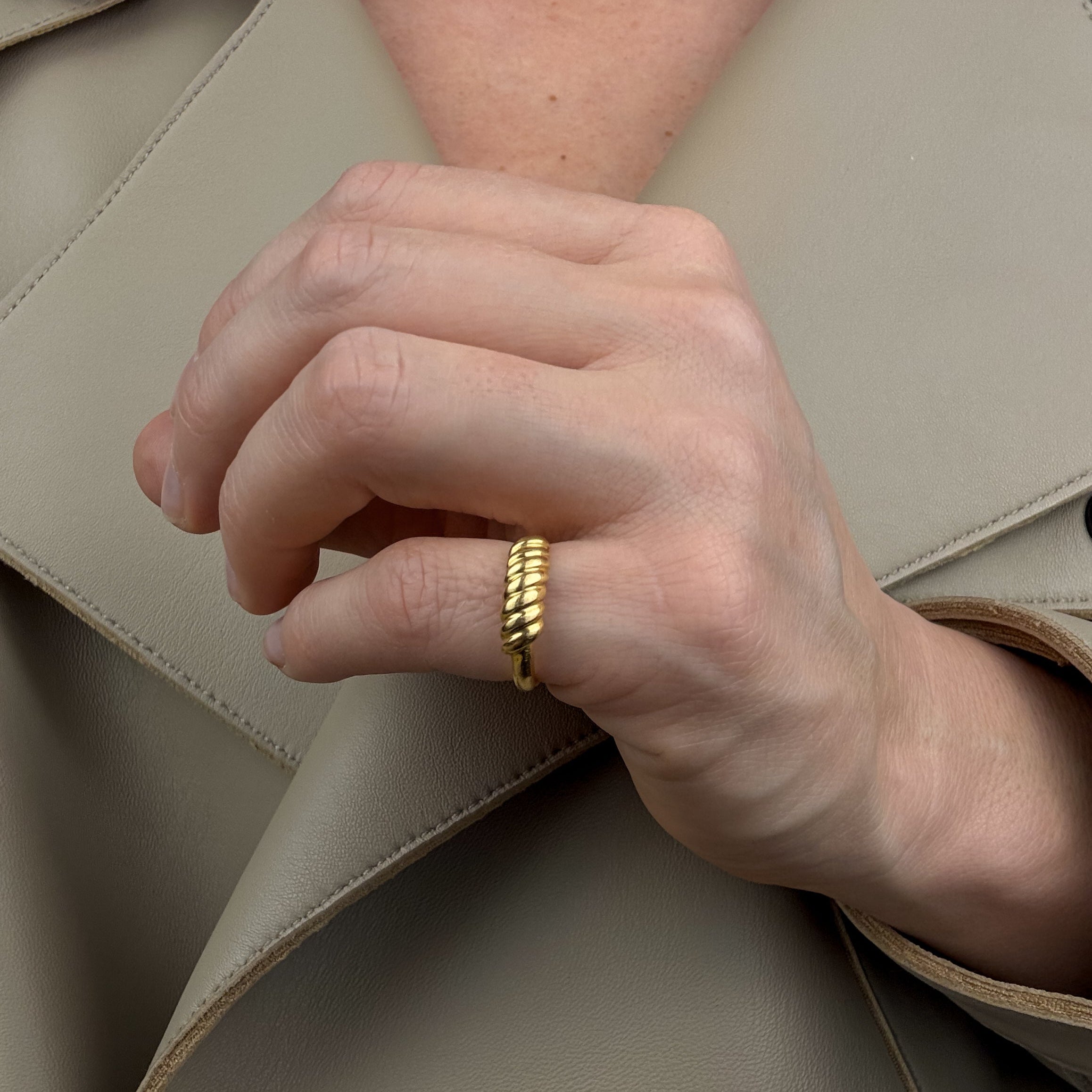 Gold Coil Band
