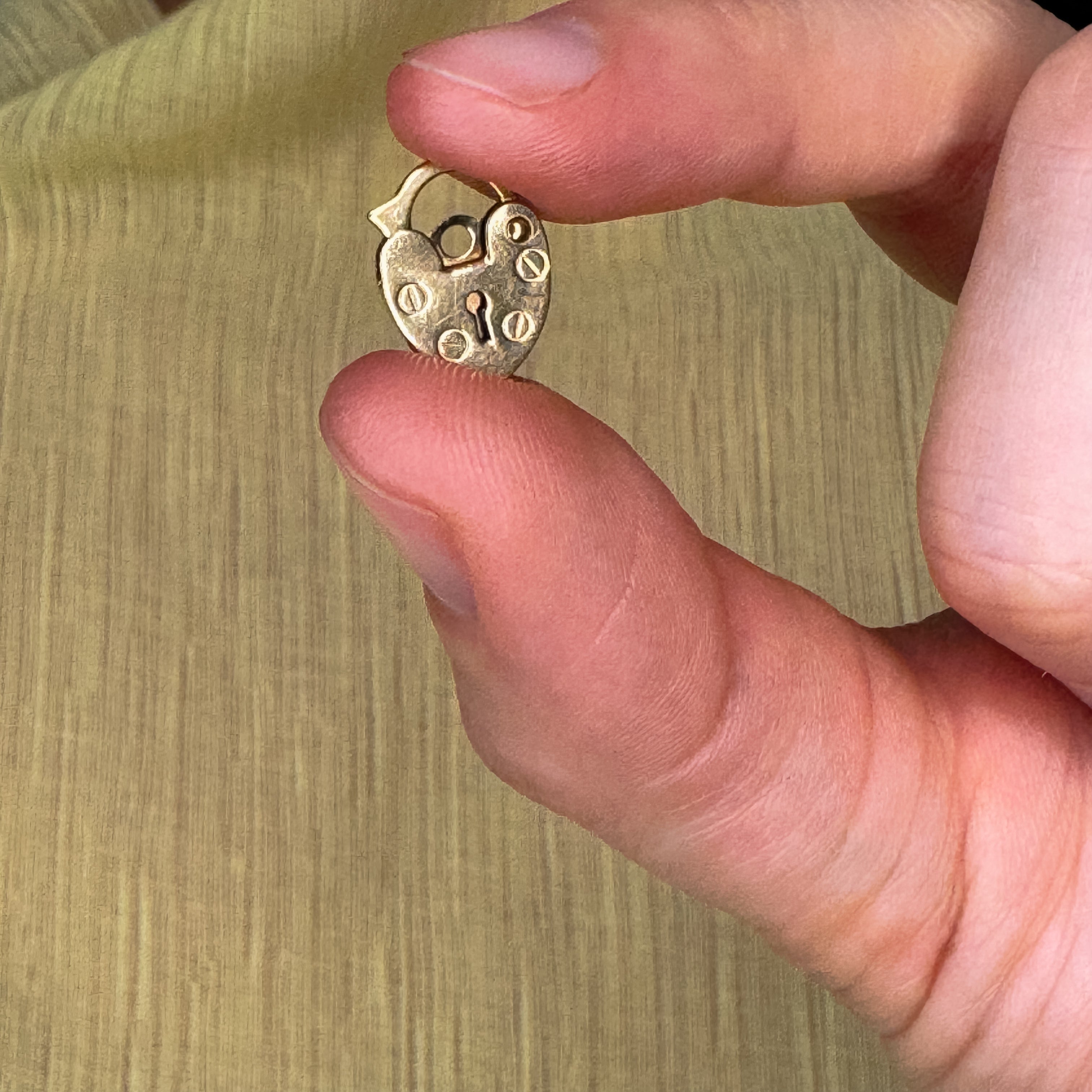 Heart Padlock Pendant