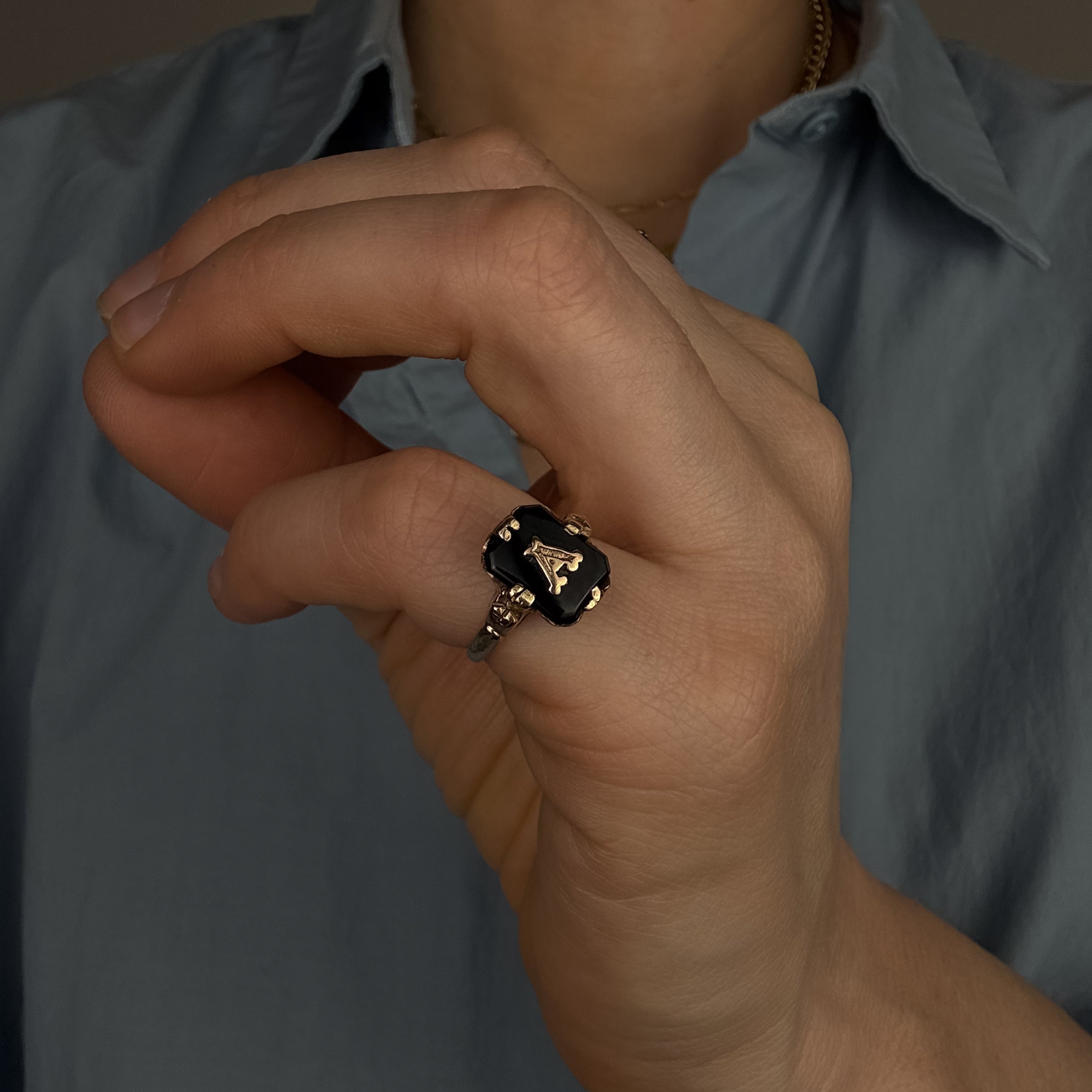 Onyx 'A' Ring