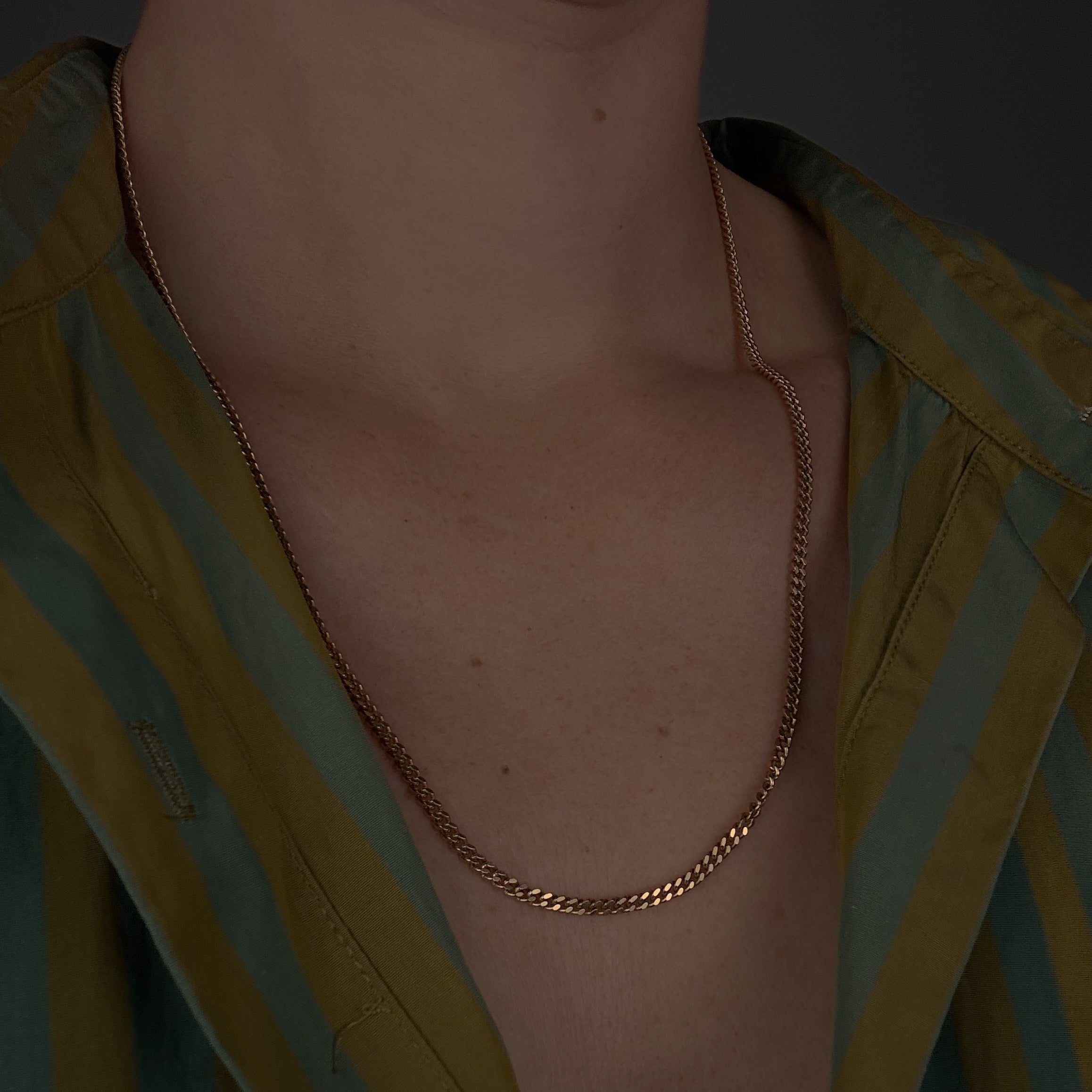 22" Thick Curb Chain Necklace