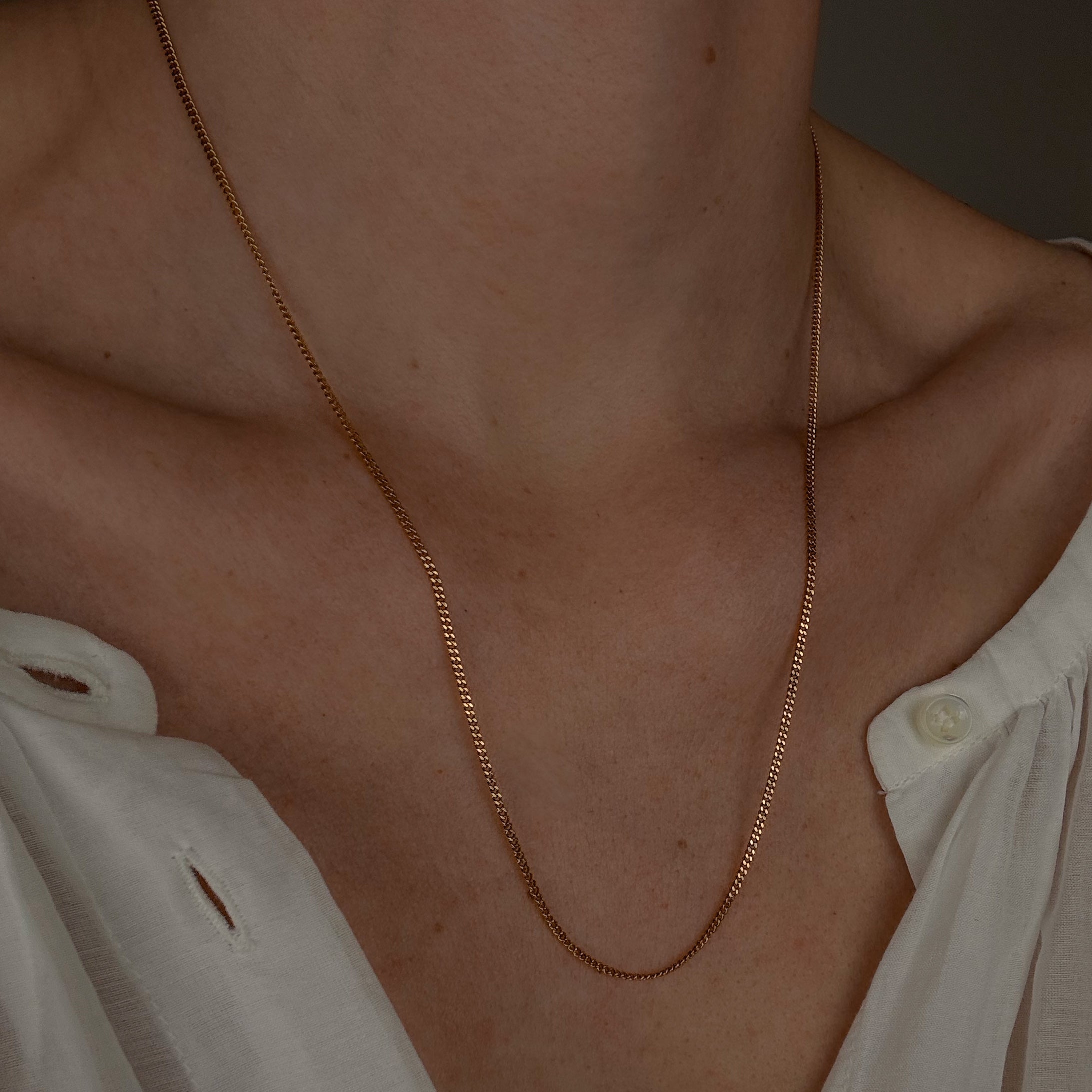 21" Curb Chain Necklace