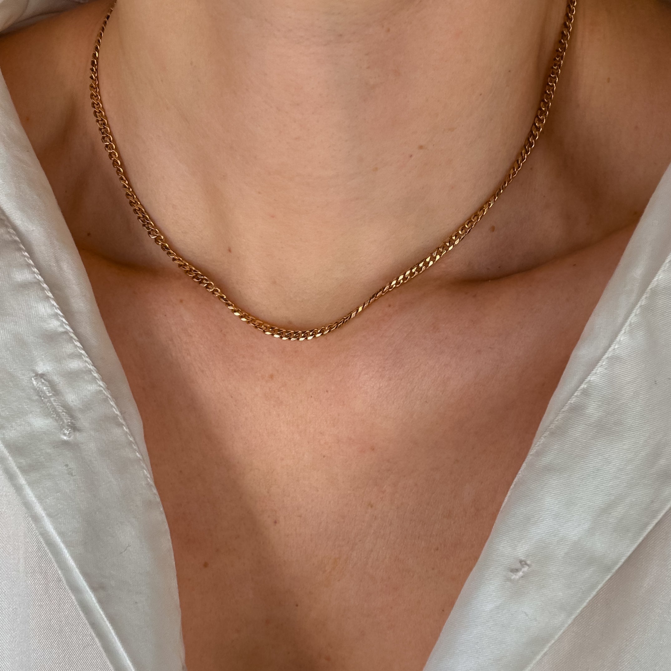 16.5" Curb Chain Necklace