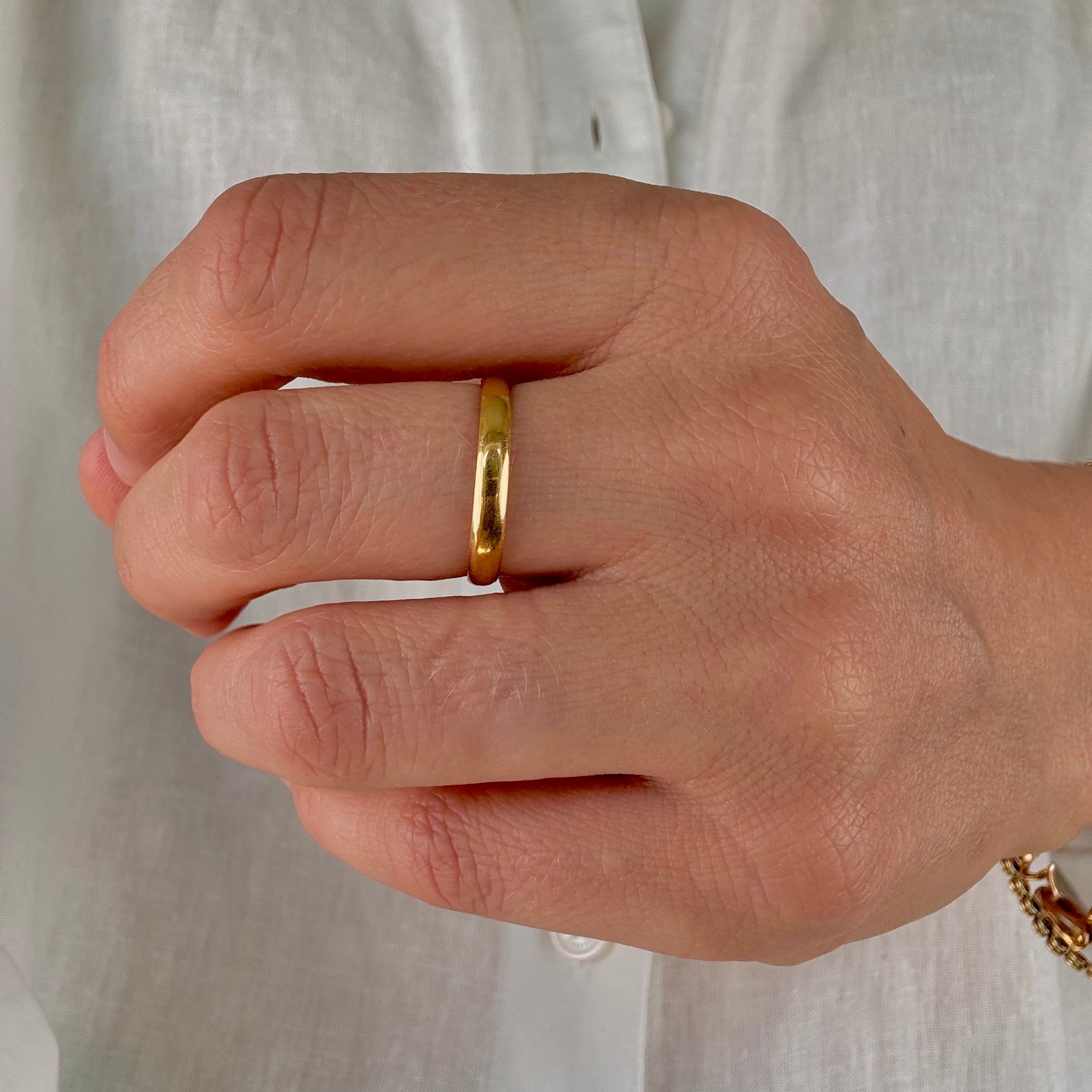 2.9 mm Buttery Gold Band
