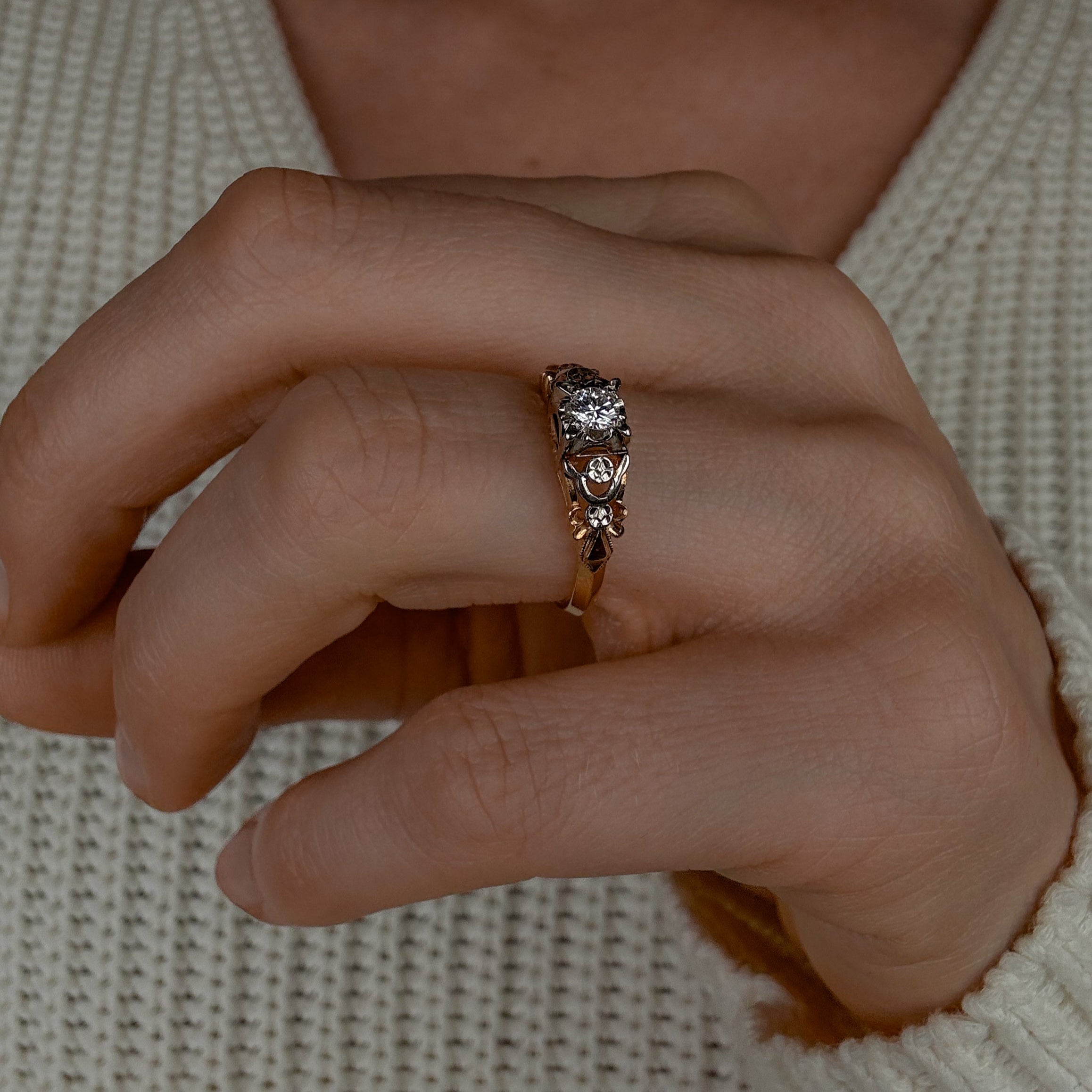 Antique Diamond Engagement Ring