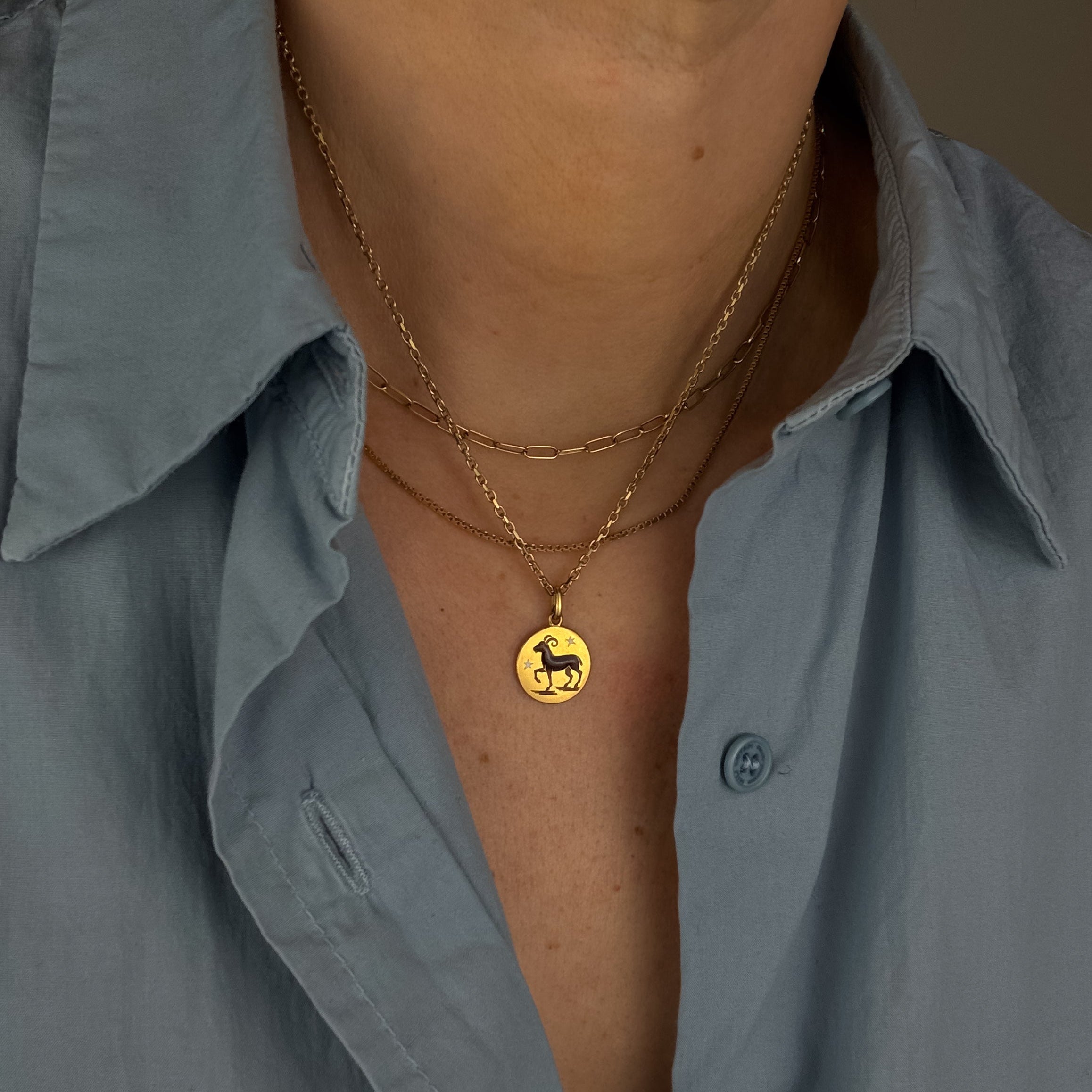 Aries Zodiac Charm