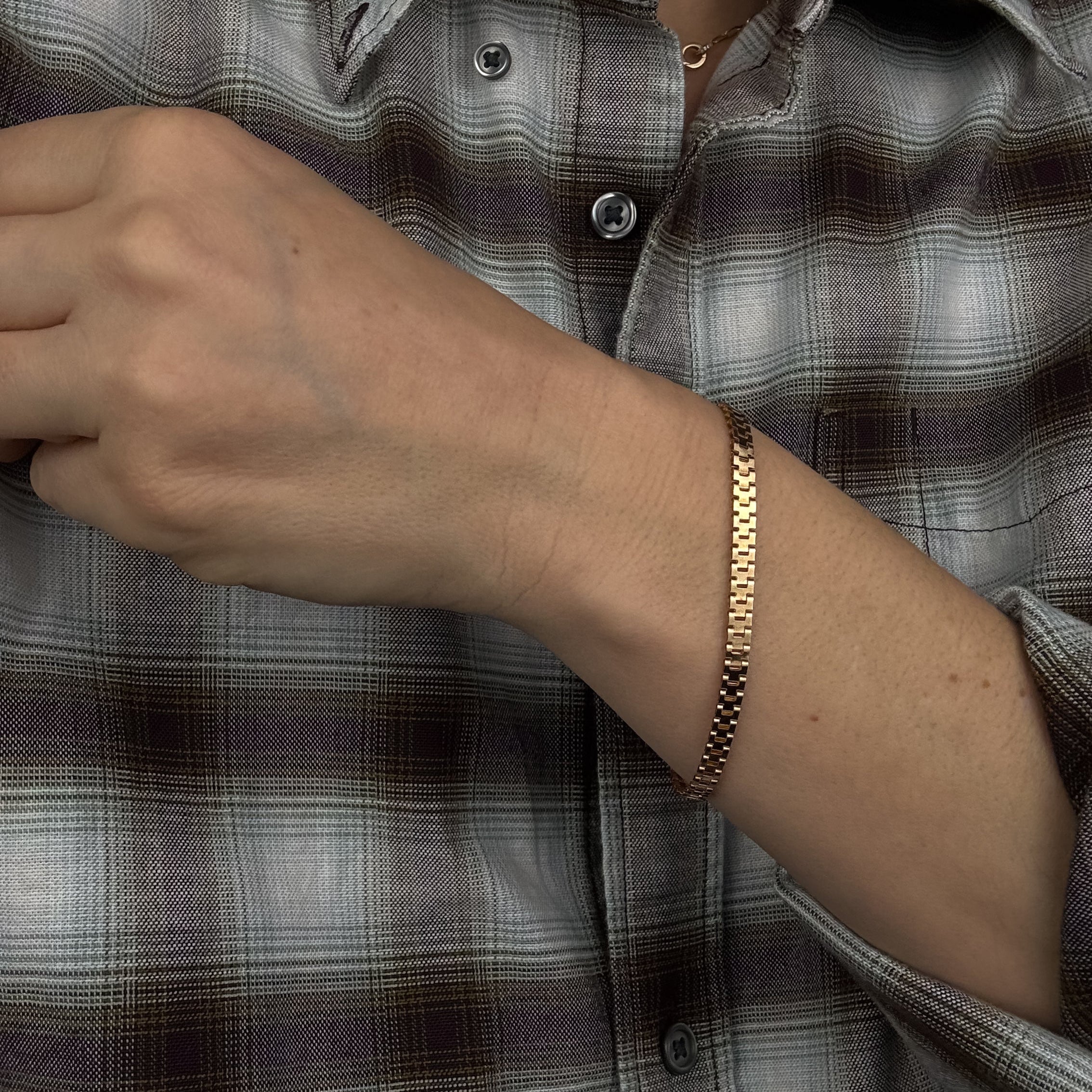 7" Brick Link Bracelet