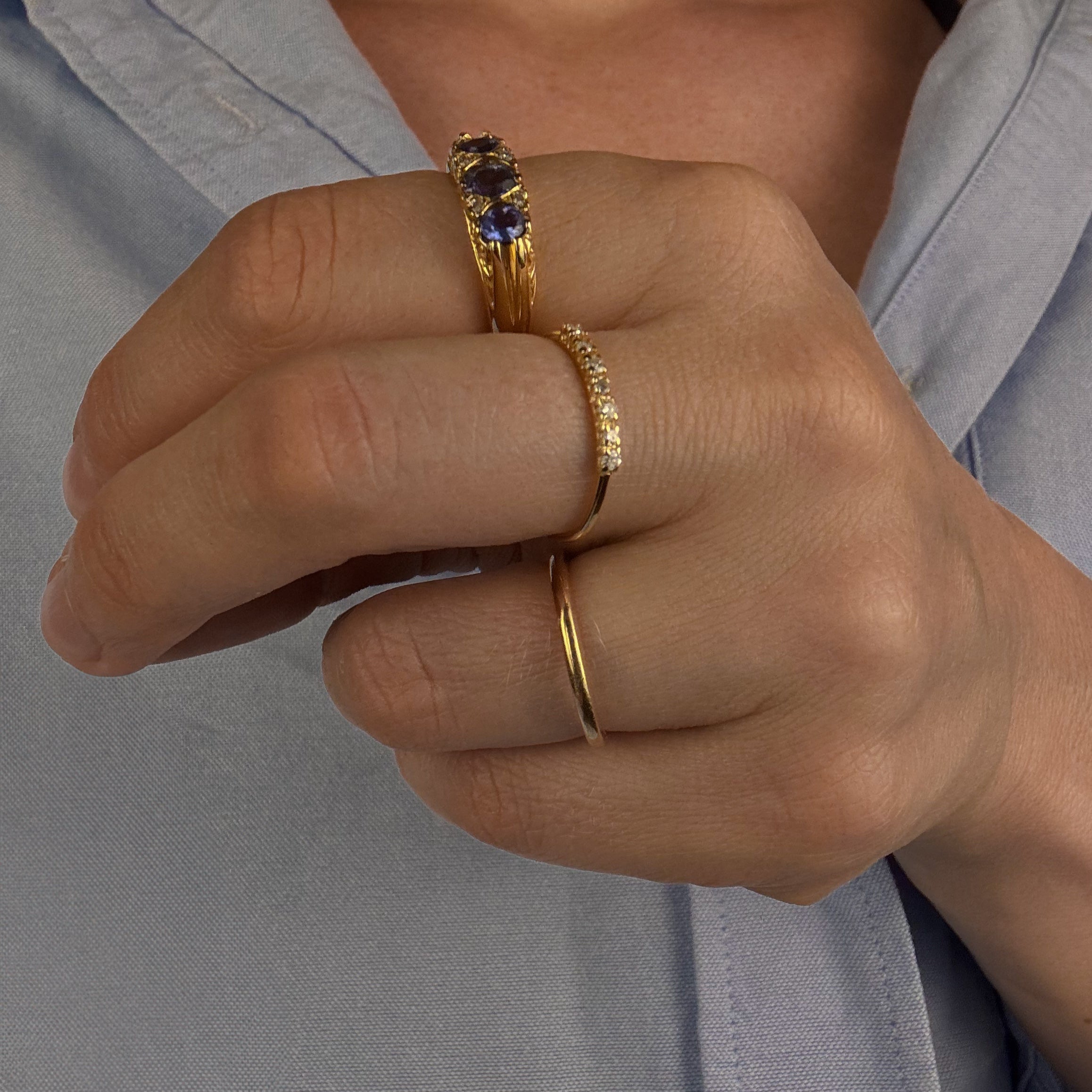 Dainty Diamond Band