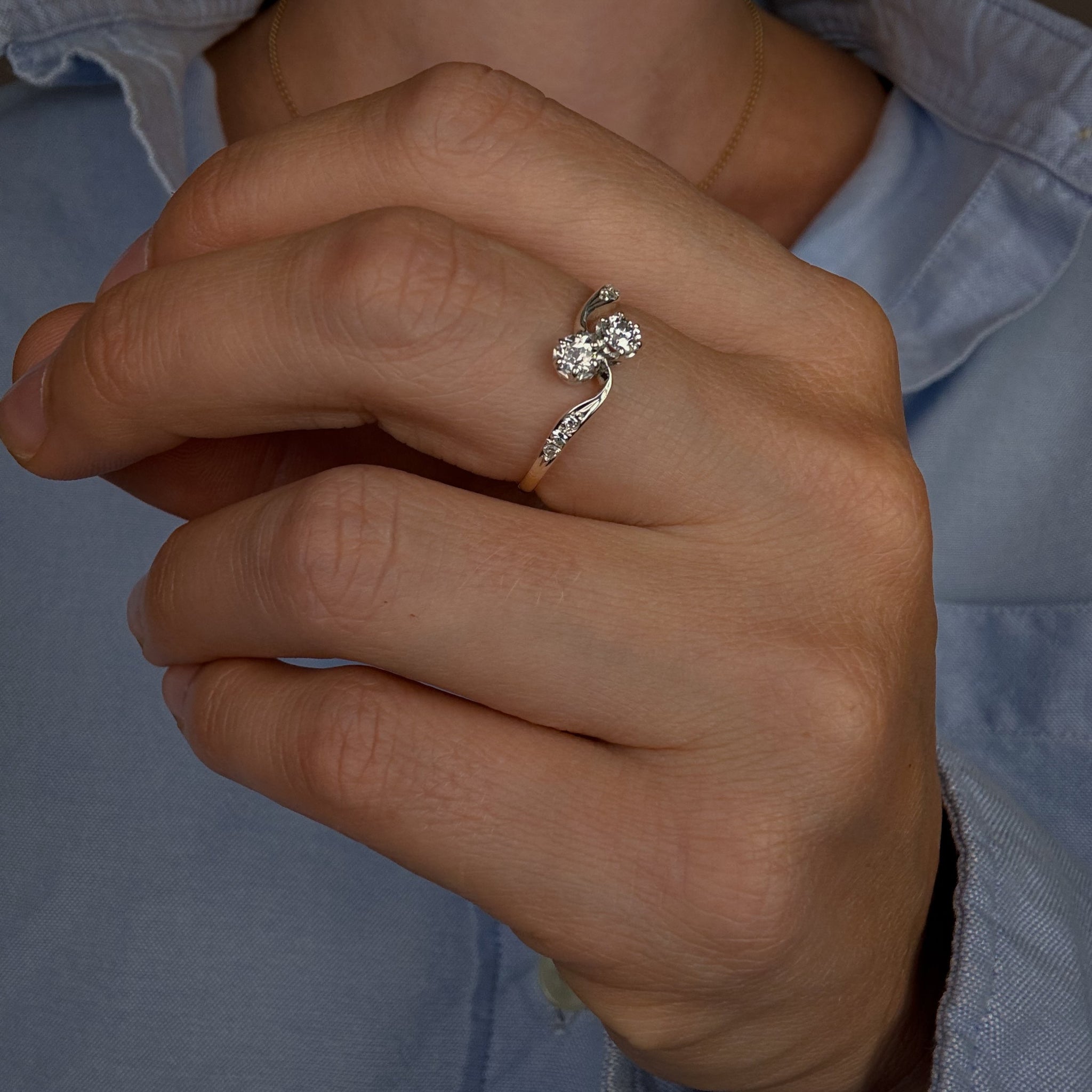 Antique Moi & Toi Ring