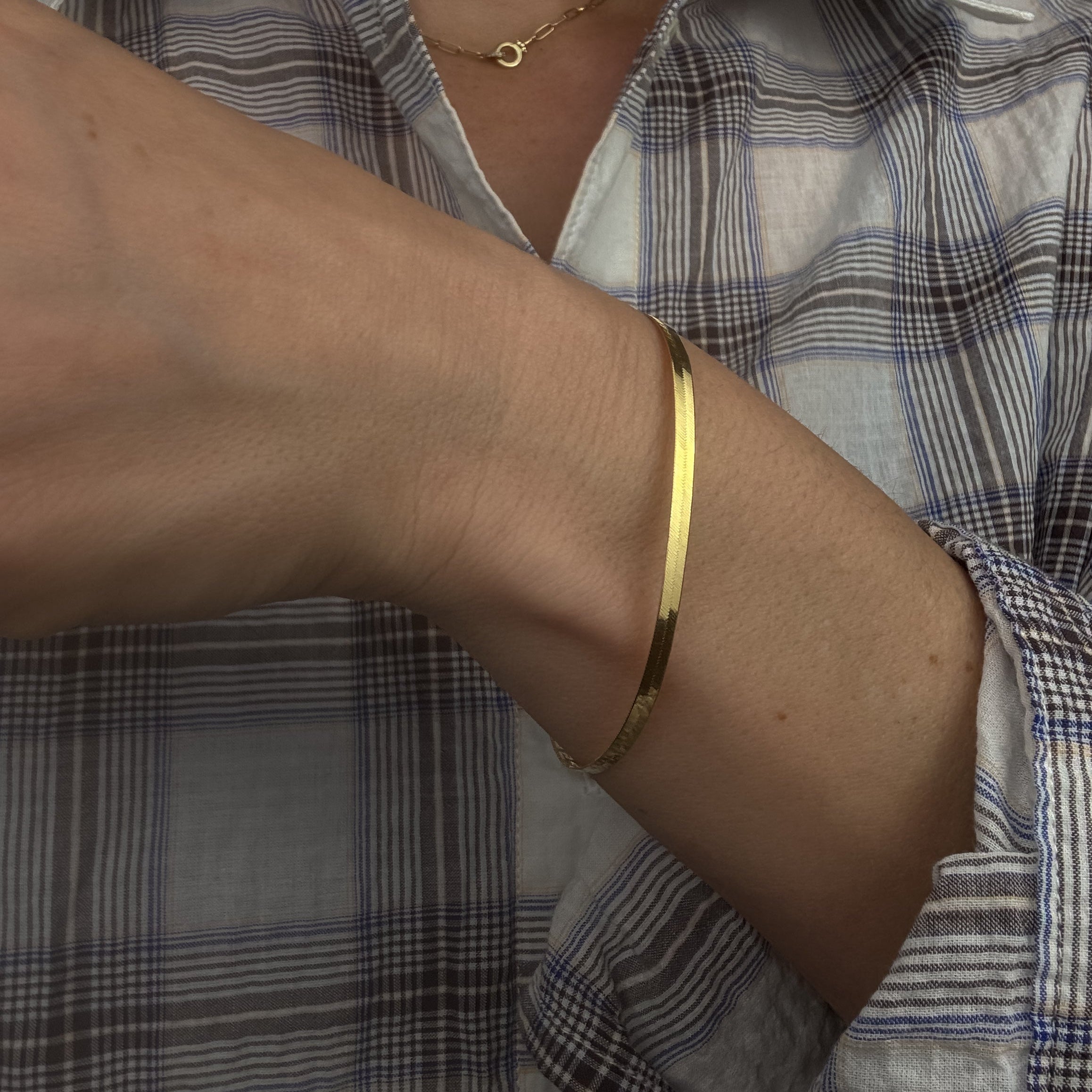 7.25" Greek Key Bracelet
