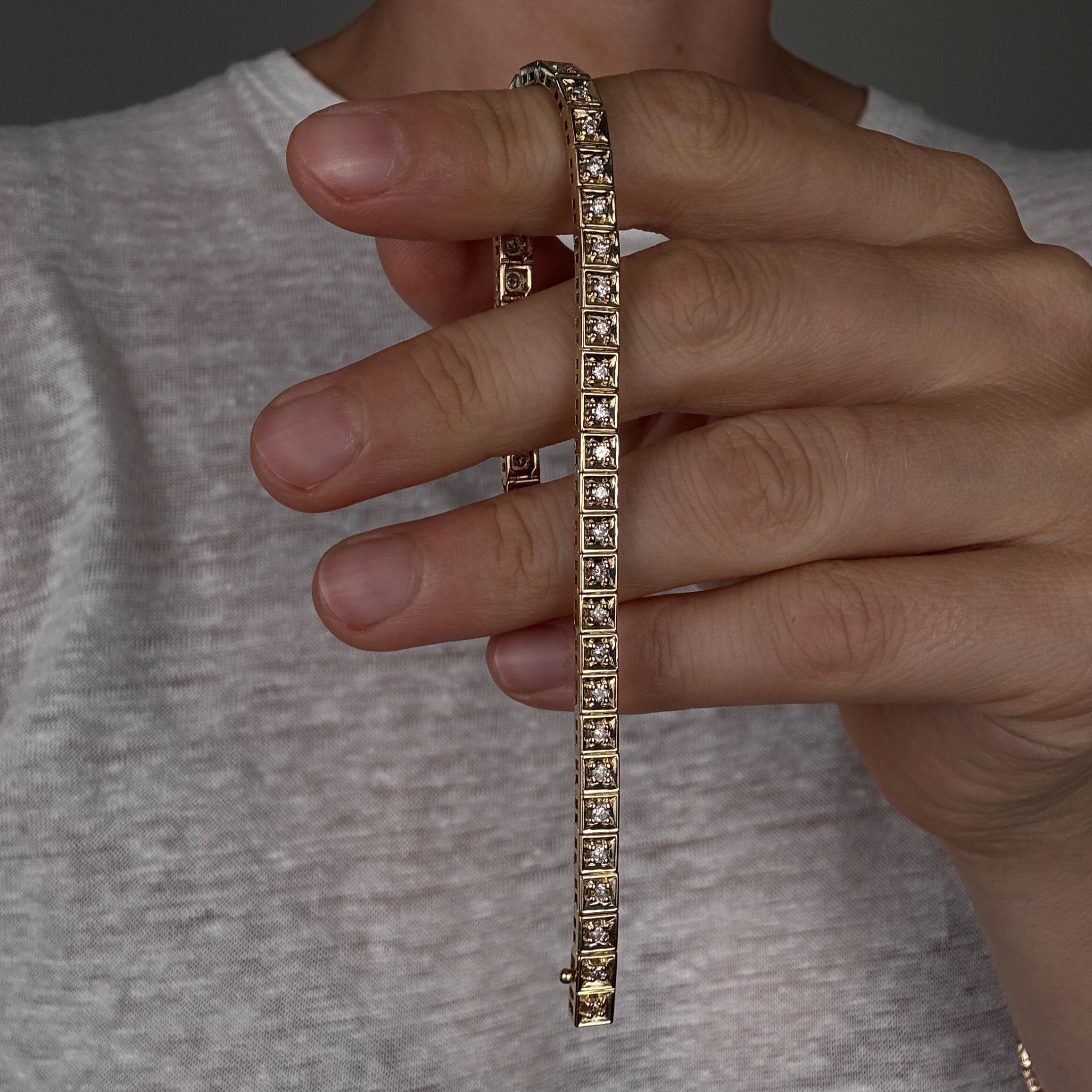 7" Diamond Bracelet