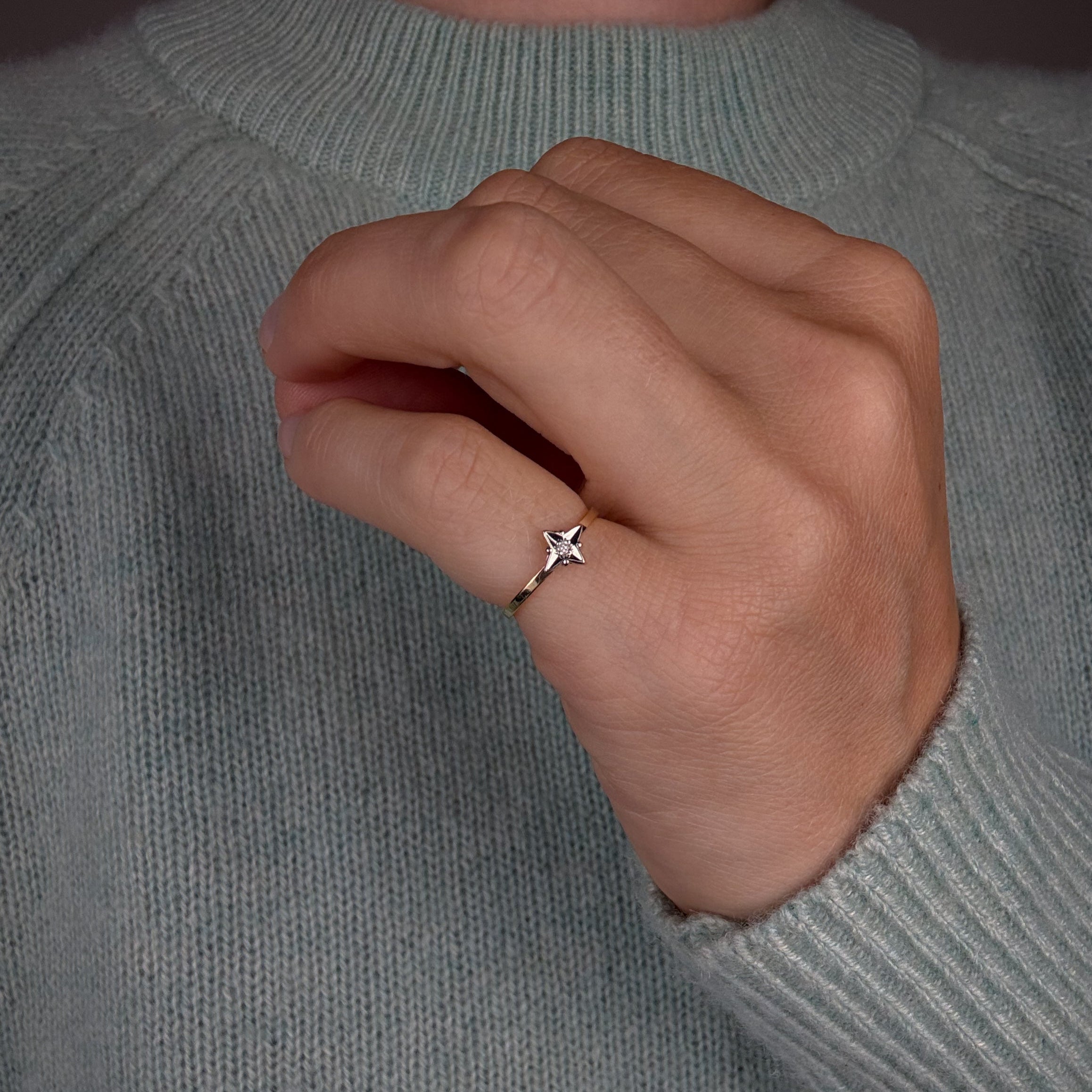 Pinky Star Ring