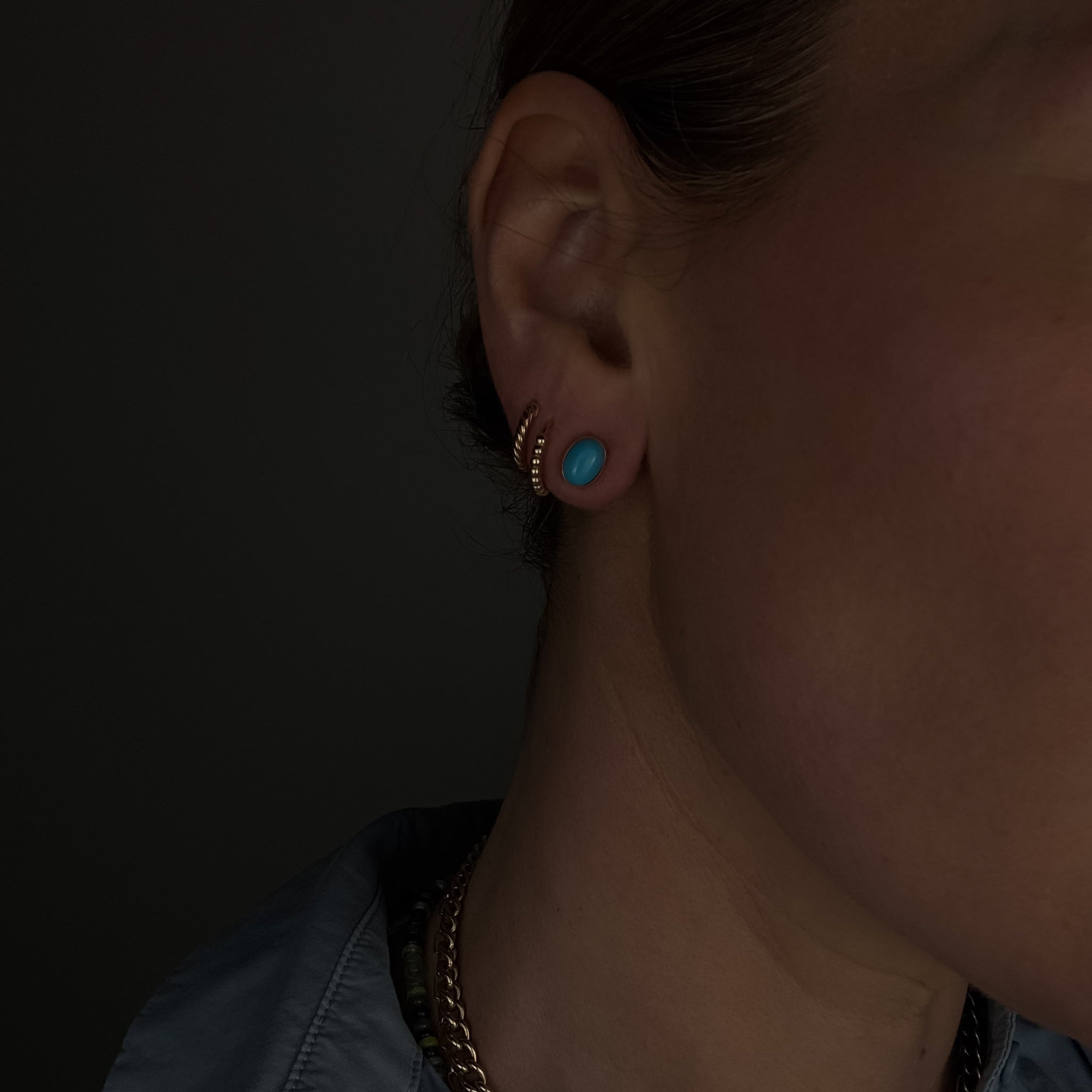 Turquoise Stud Earrings
