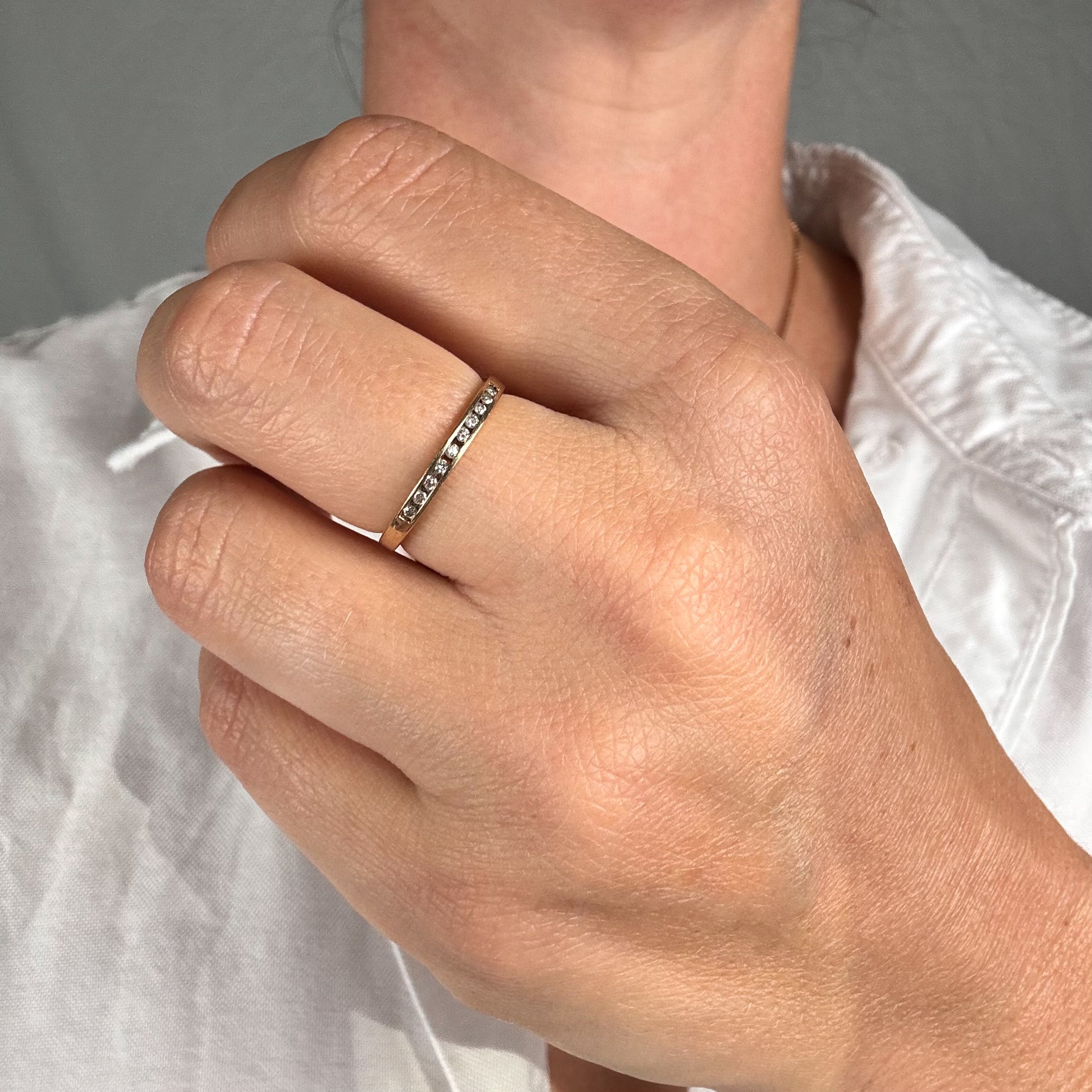 Dainty Diamond Band