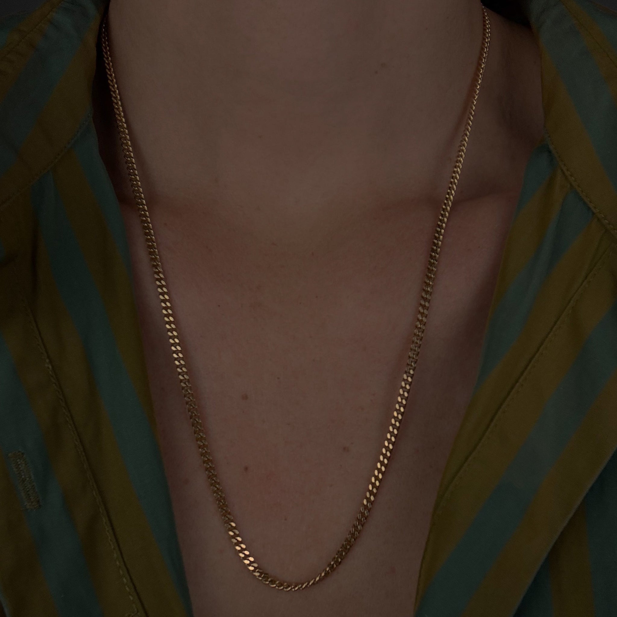 22" Thick Curb Chain Necklace