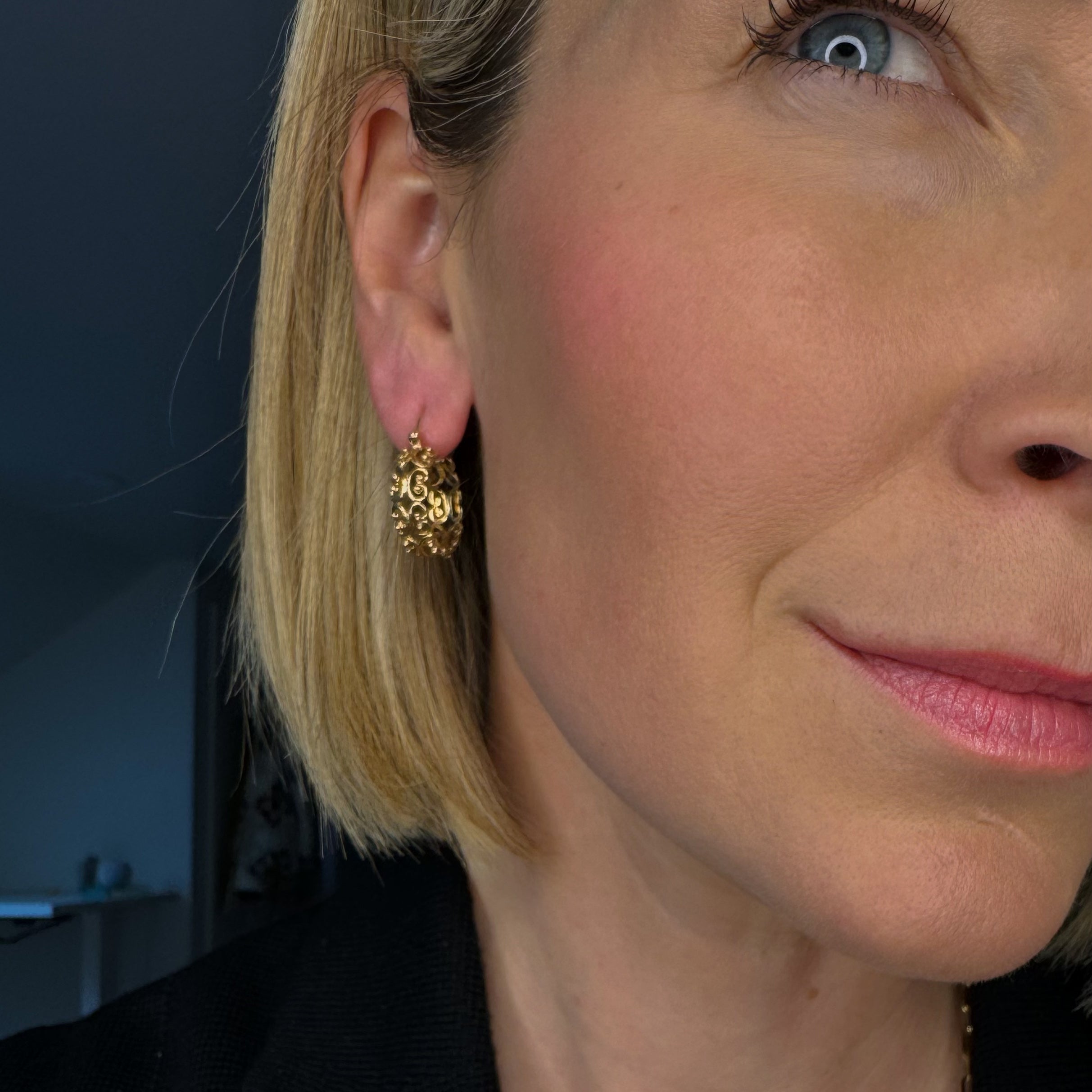 26.7mm Ornate Hoops