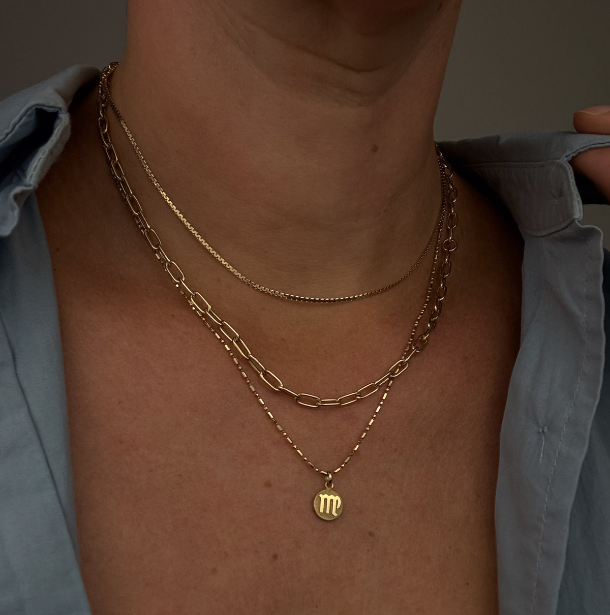 15-17" Cable Link Necklace