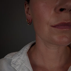 15mm Two-Toned Etched Hoops