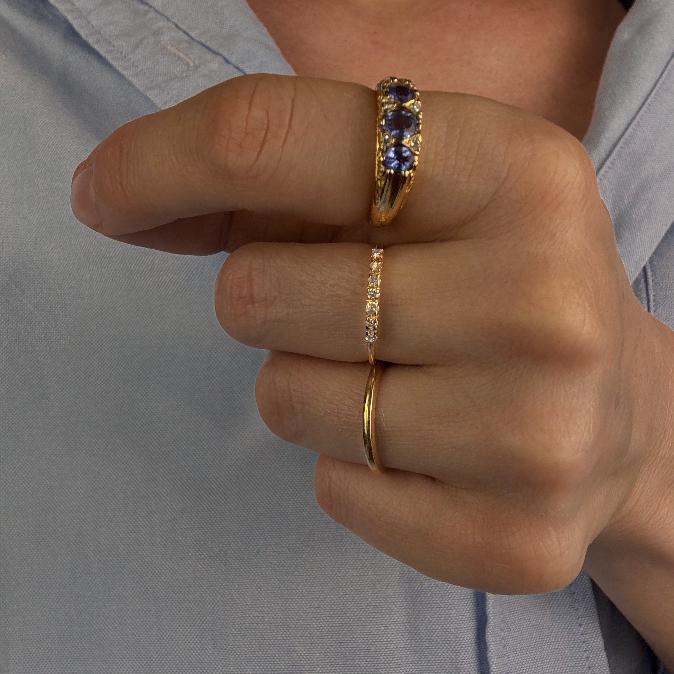 Dainty Diamond Band