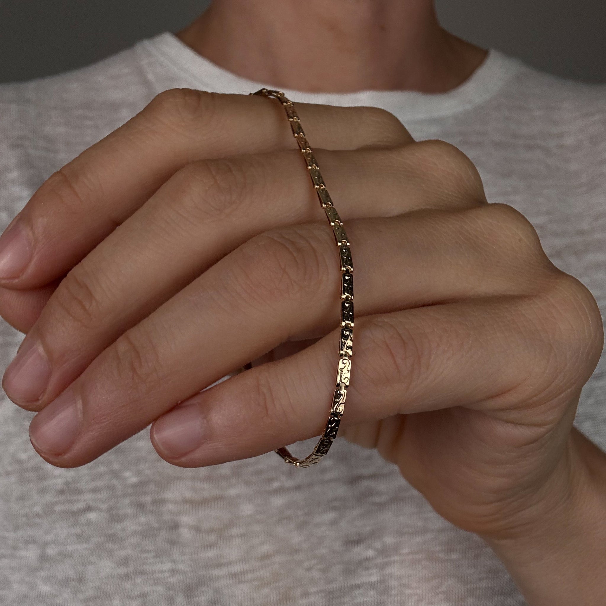 7" Intricate Link Bracelet