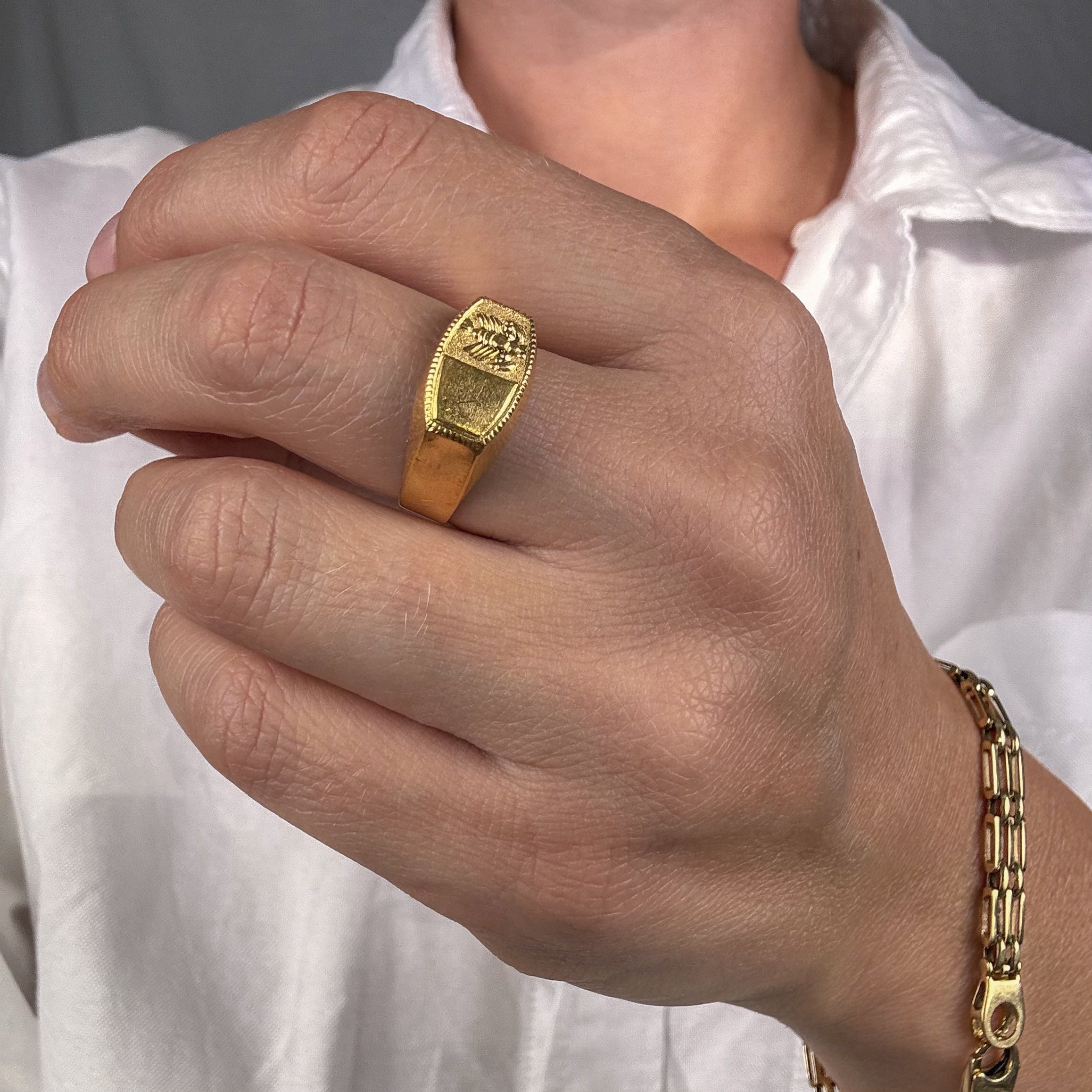 Scorpio Signet Ring