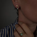 Dangling Opal Studs