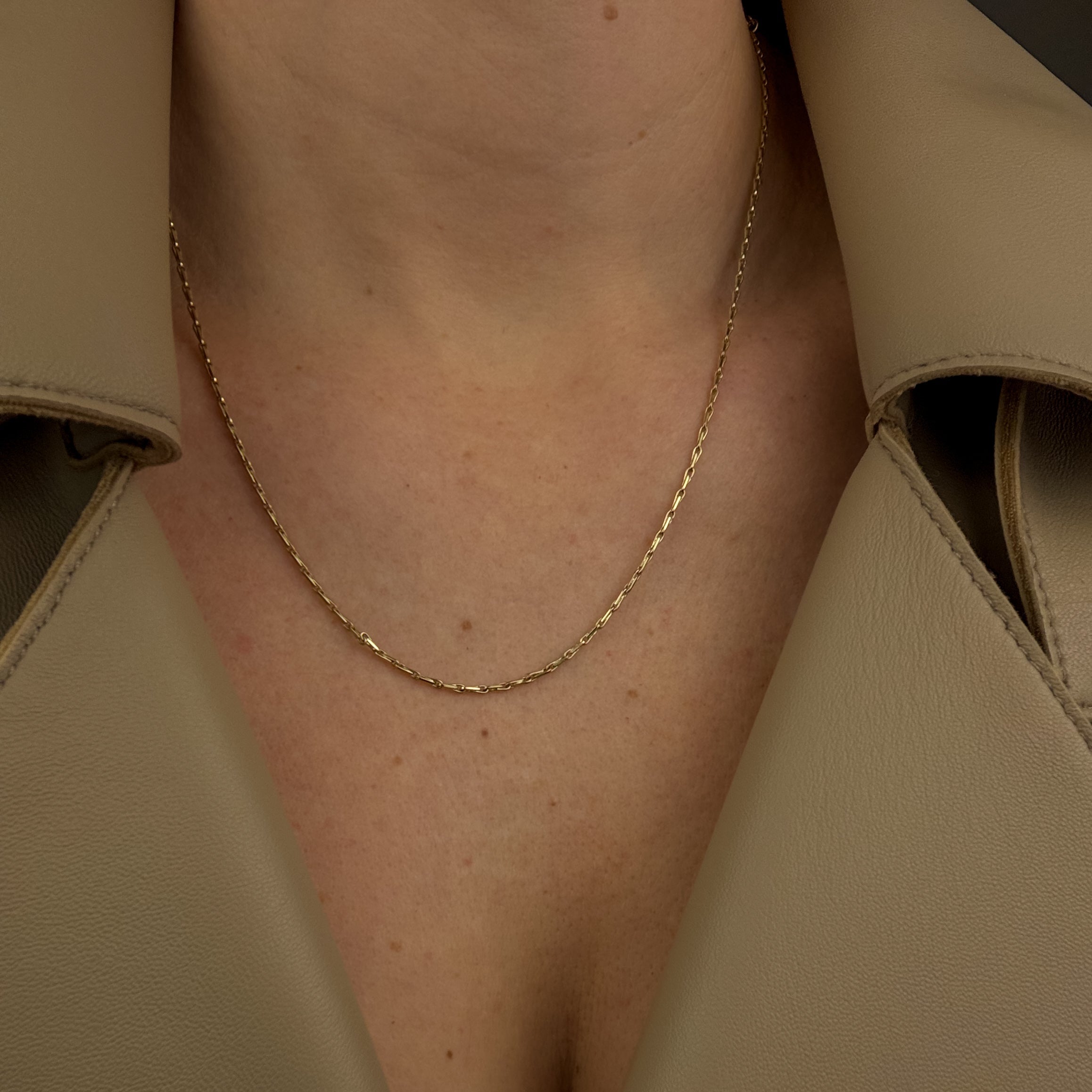 19.5" Cable Link Necklace