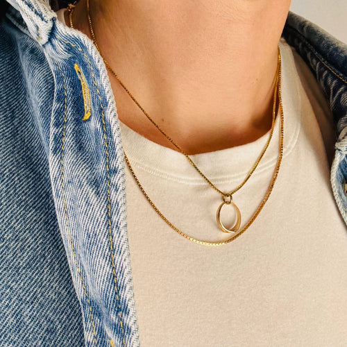 'M' Signet Ring Charm