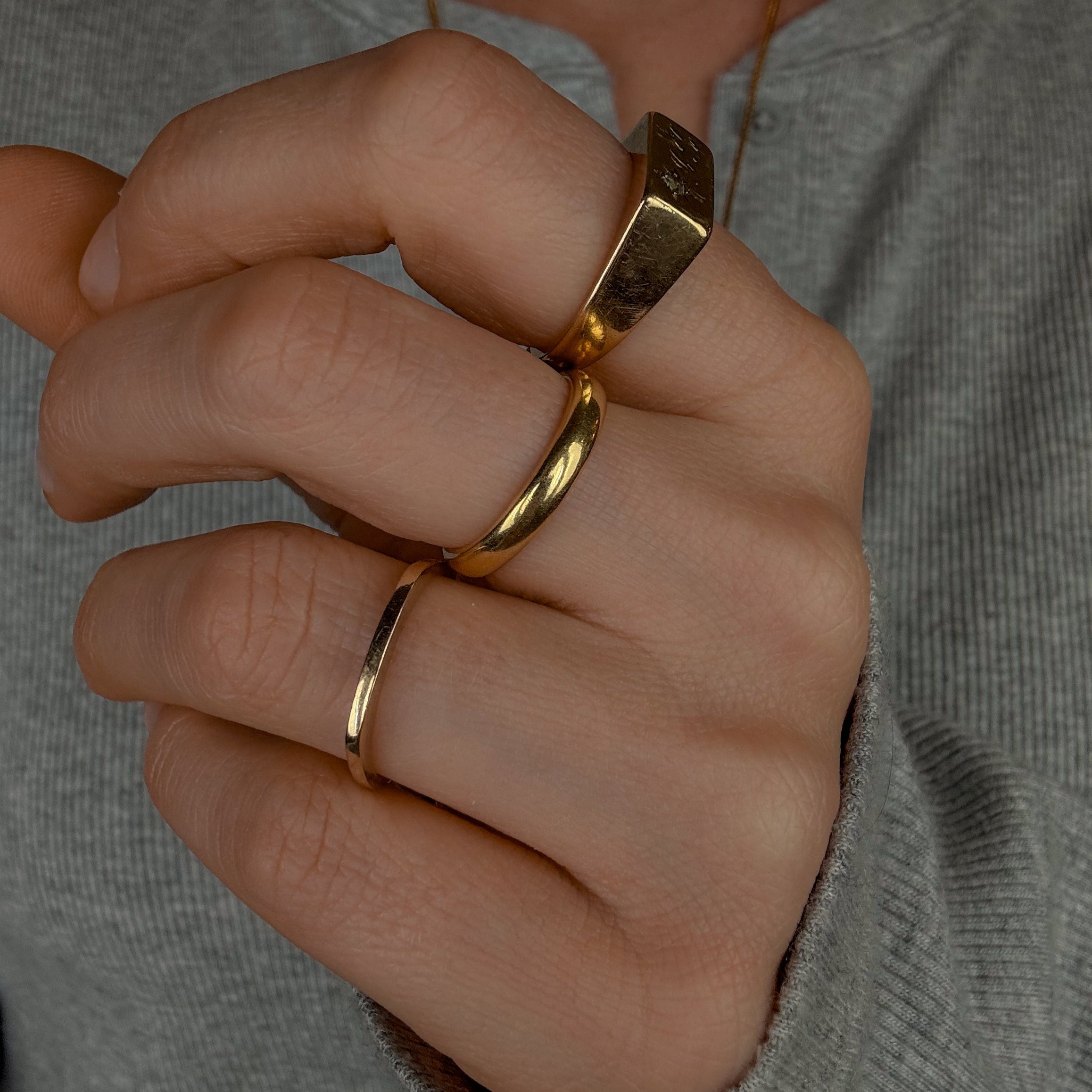 'LR' Signet Ring