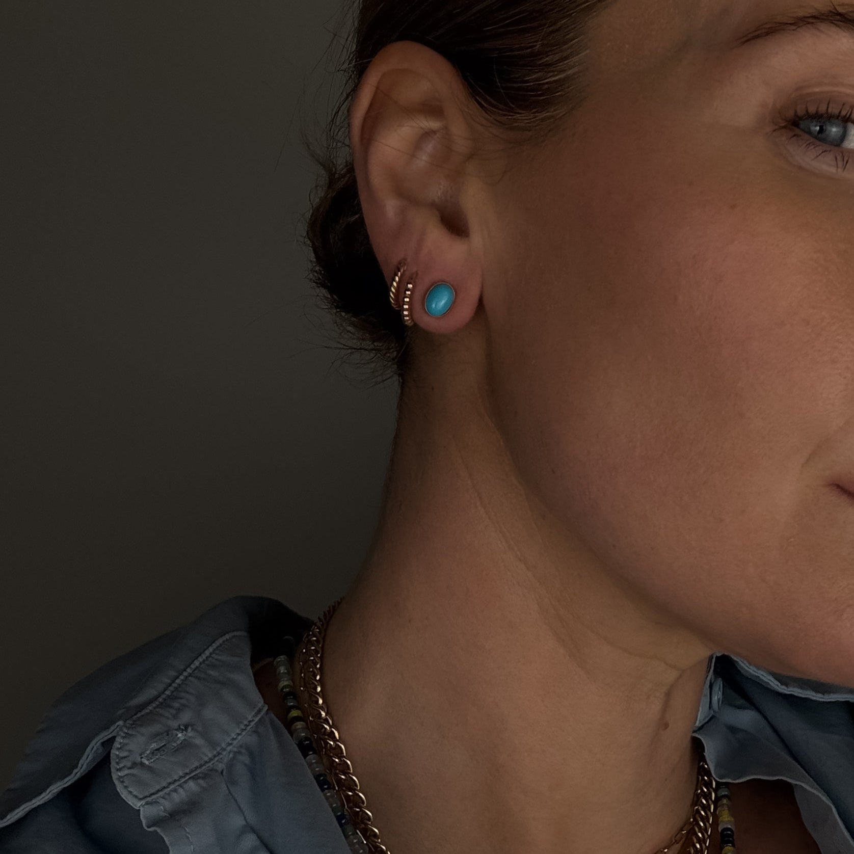 Turquoise Stud Earrings