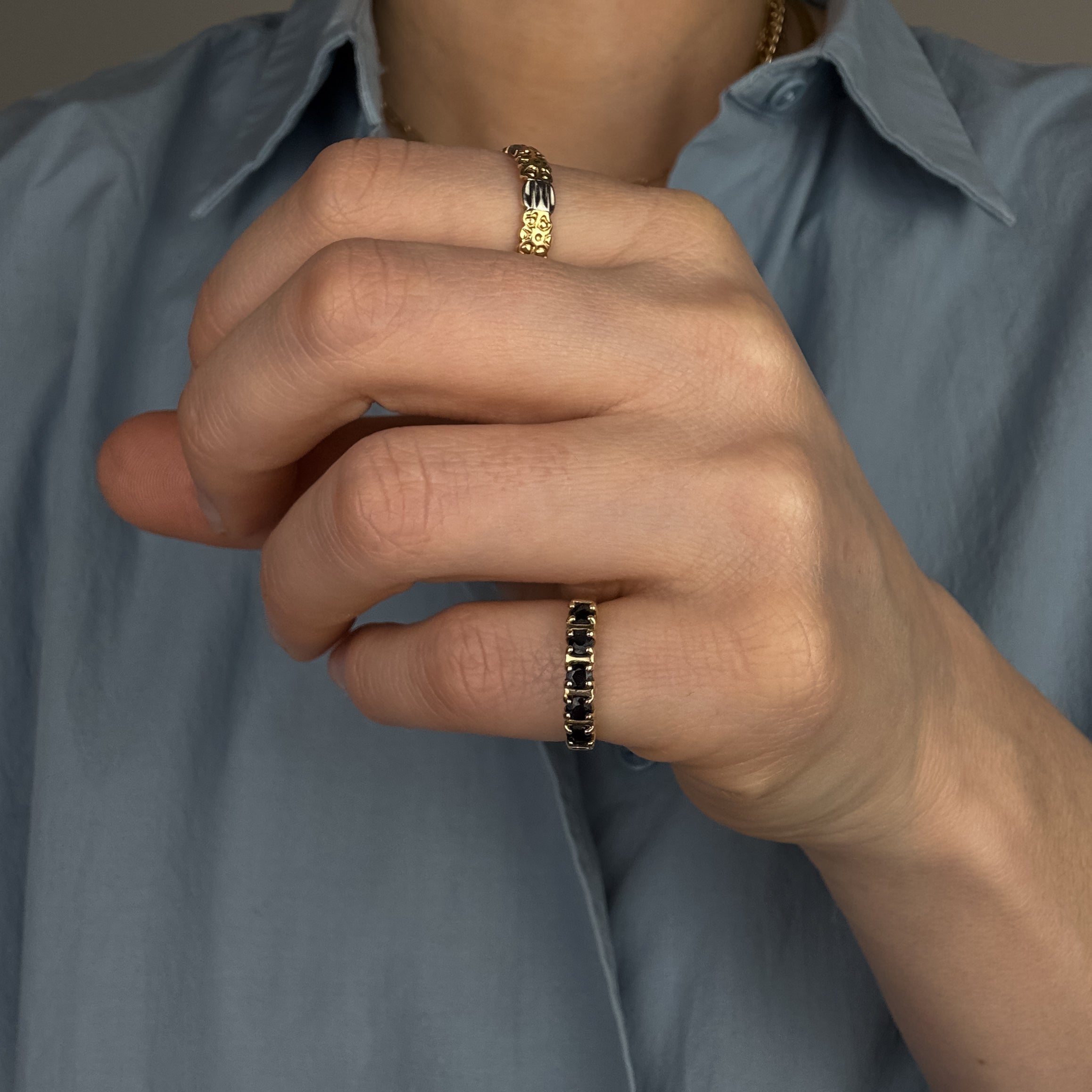 5 Sapphire Band