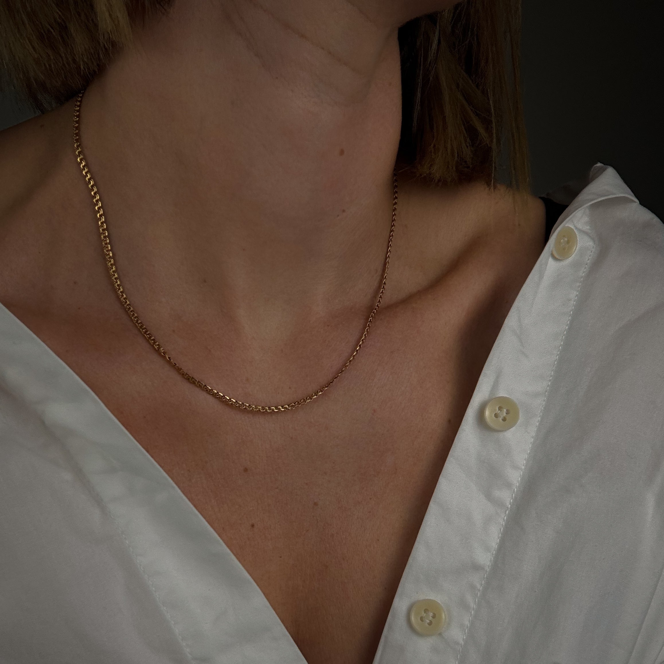 17.5" Intricate Link Necklace