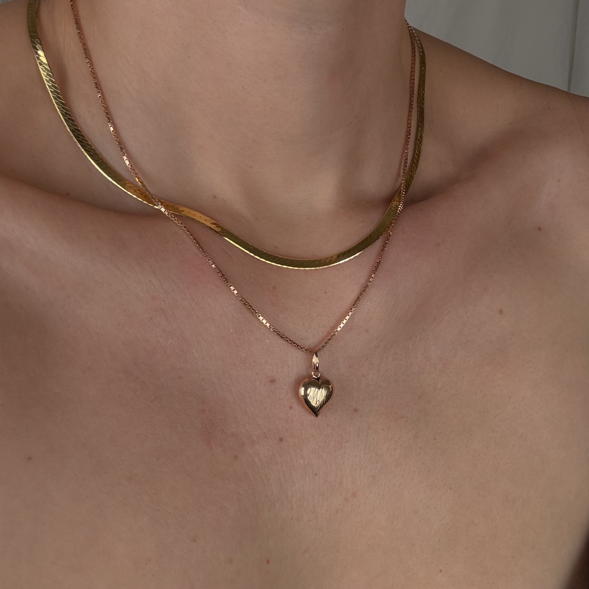 'MP' Heart Charm