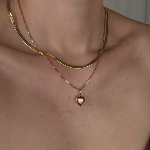 'MP' Heart Charm