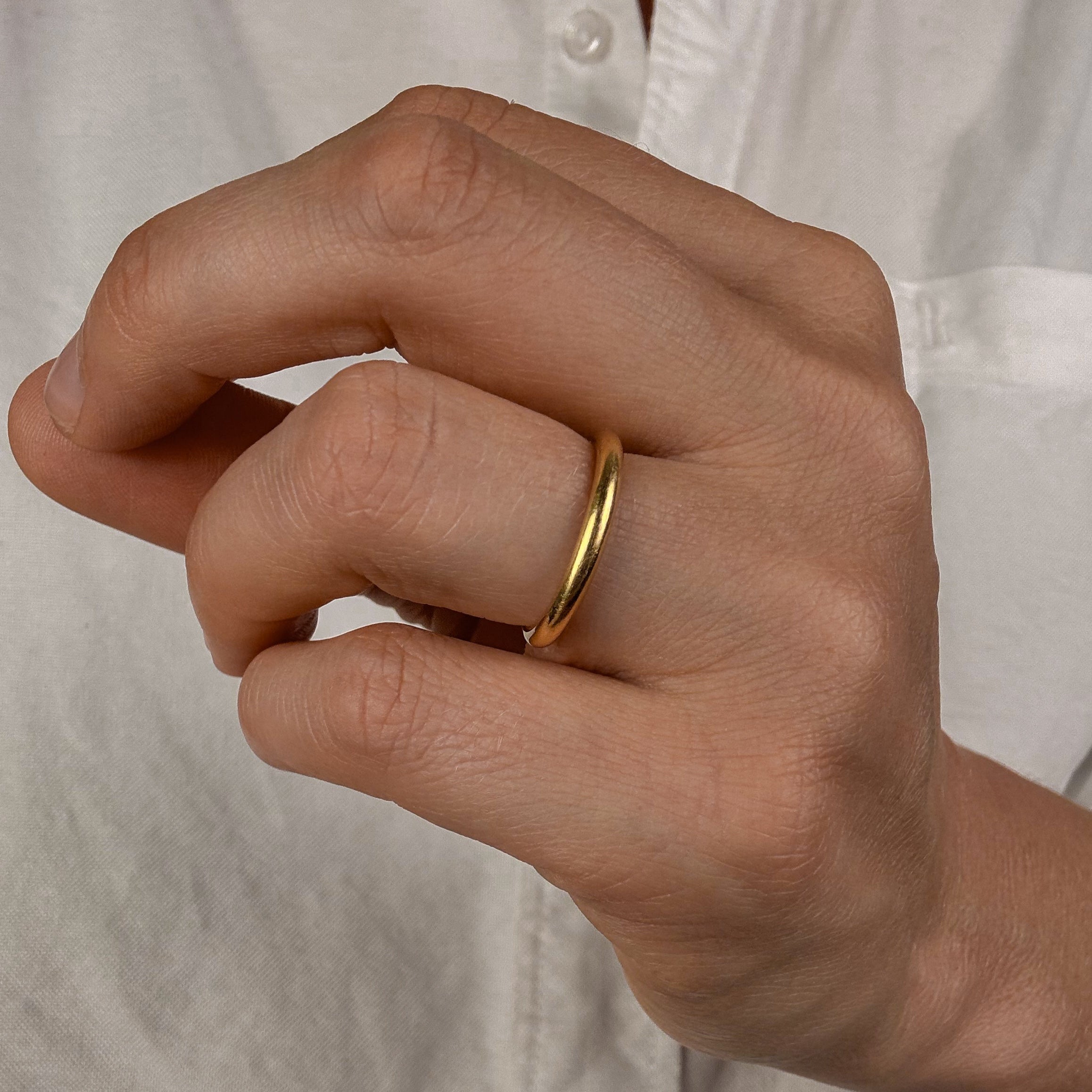 2.7mm Buttery Gold Band