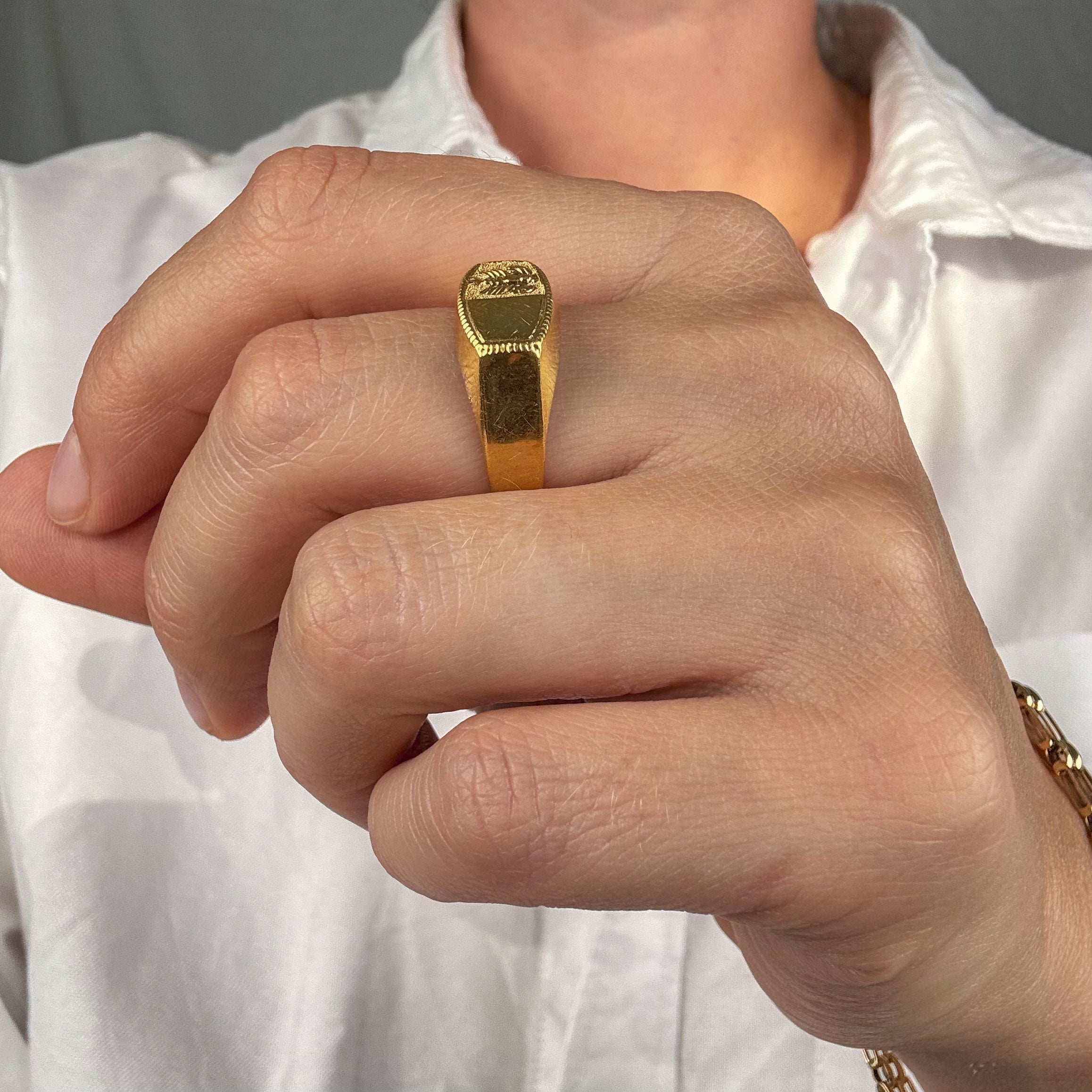 Scorpio Signet Ring