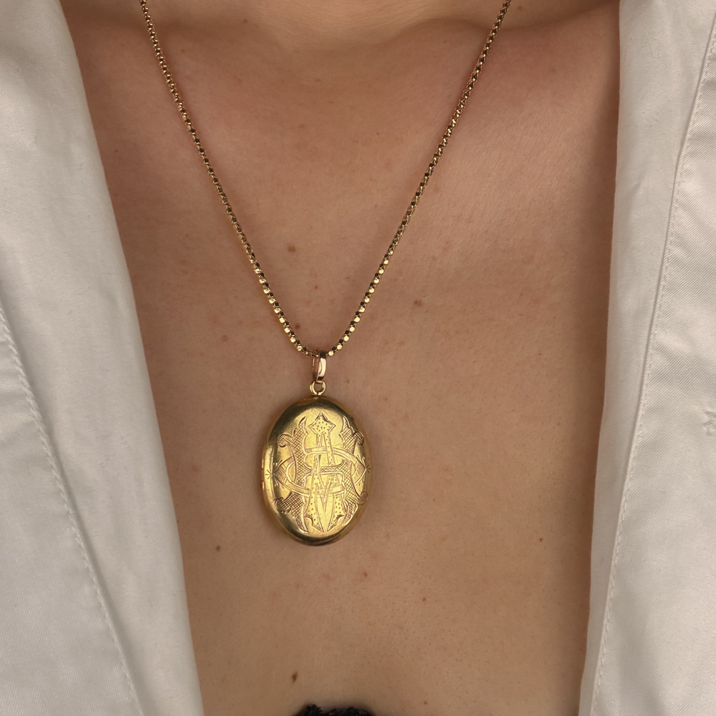 Antique 'HA' Locket