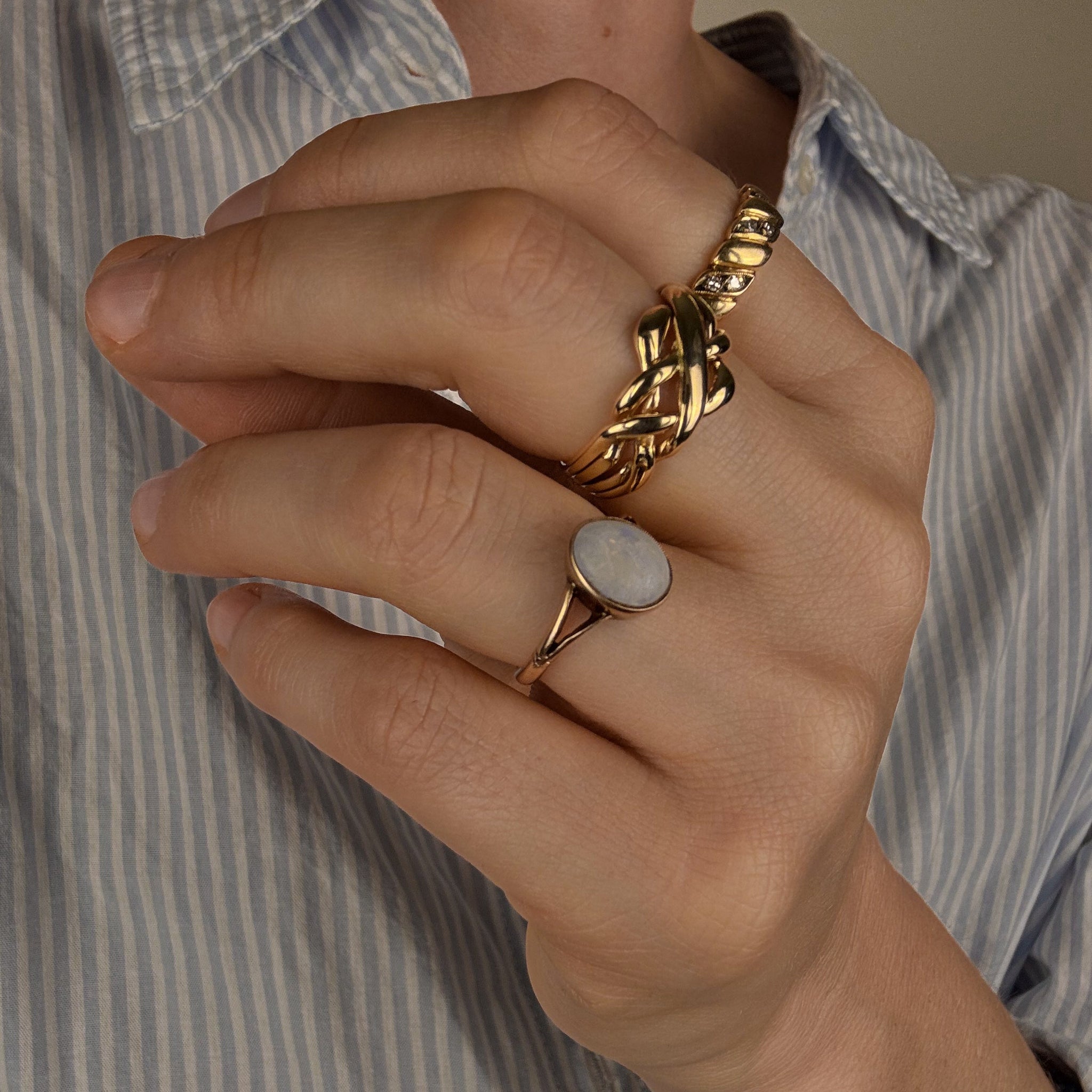 Opal Cabochon Ring