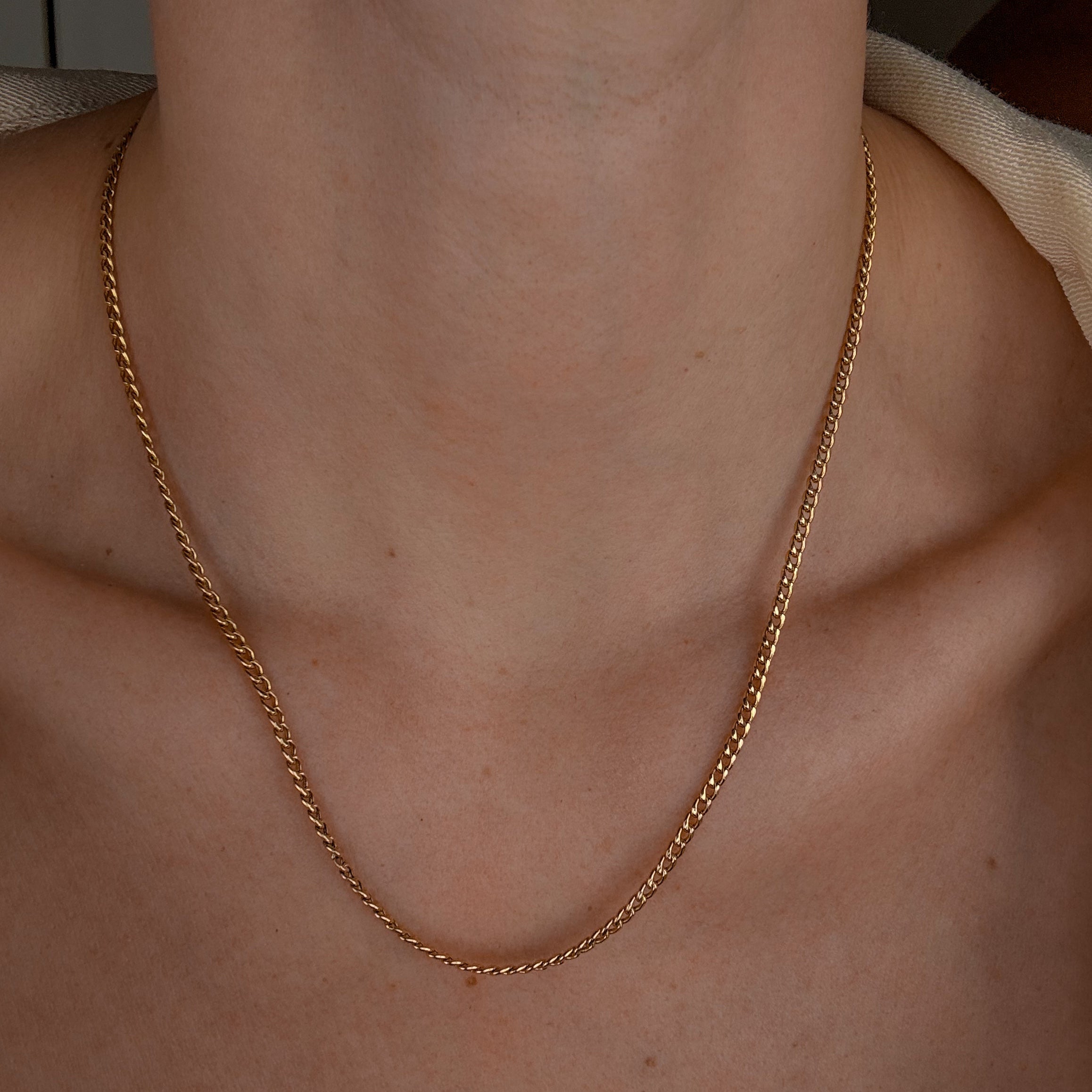 18.75" Curb Chain Necklace