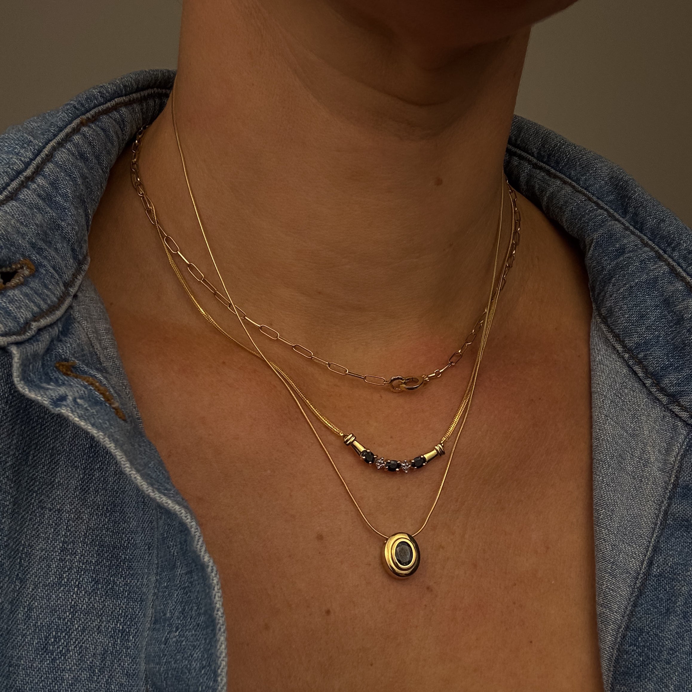 18" Sapphire Necklace