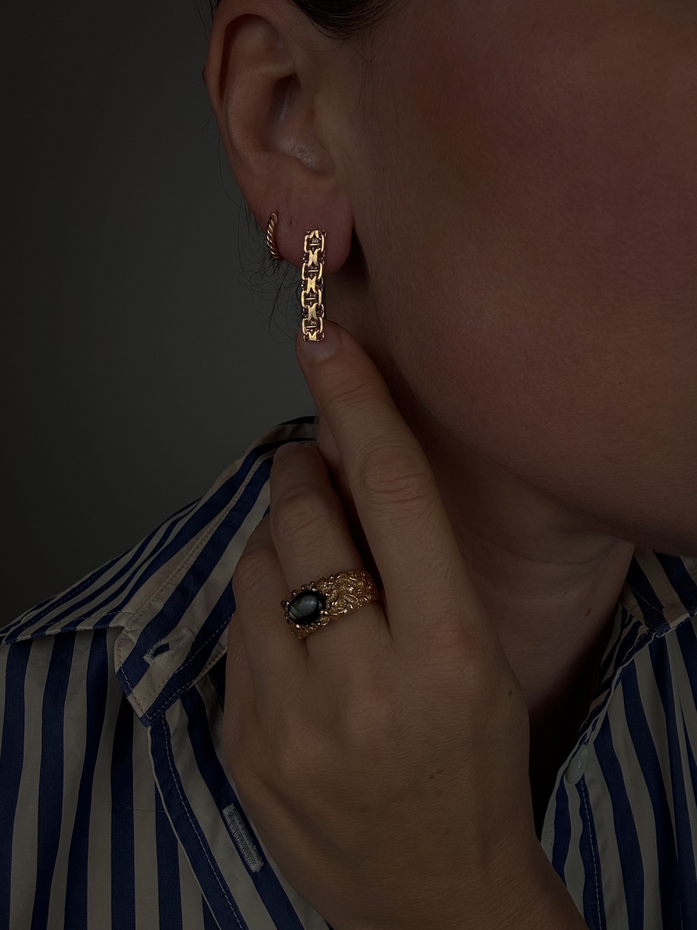 25mm Intricate Link Studs