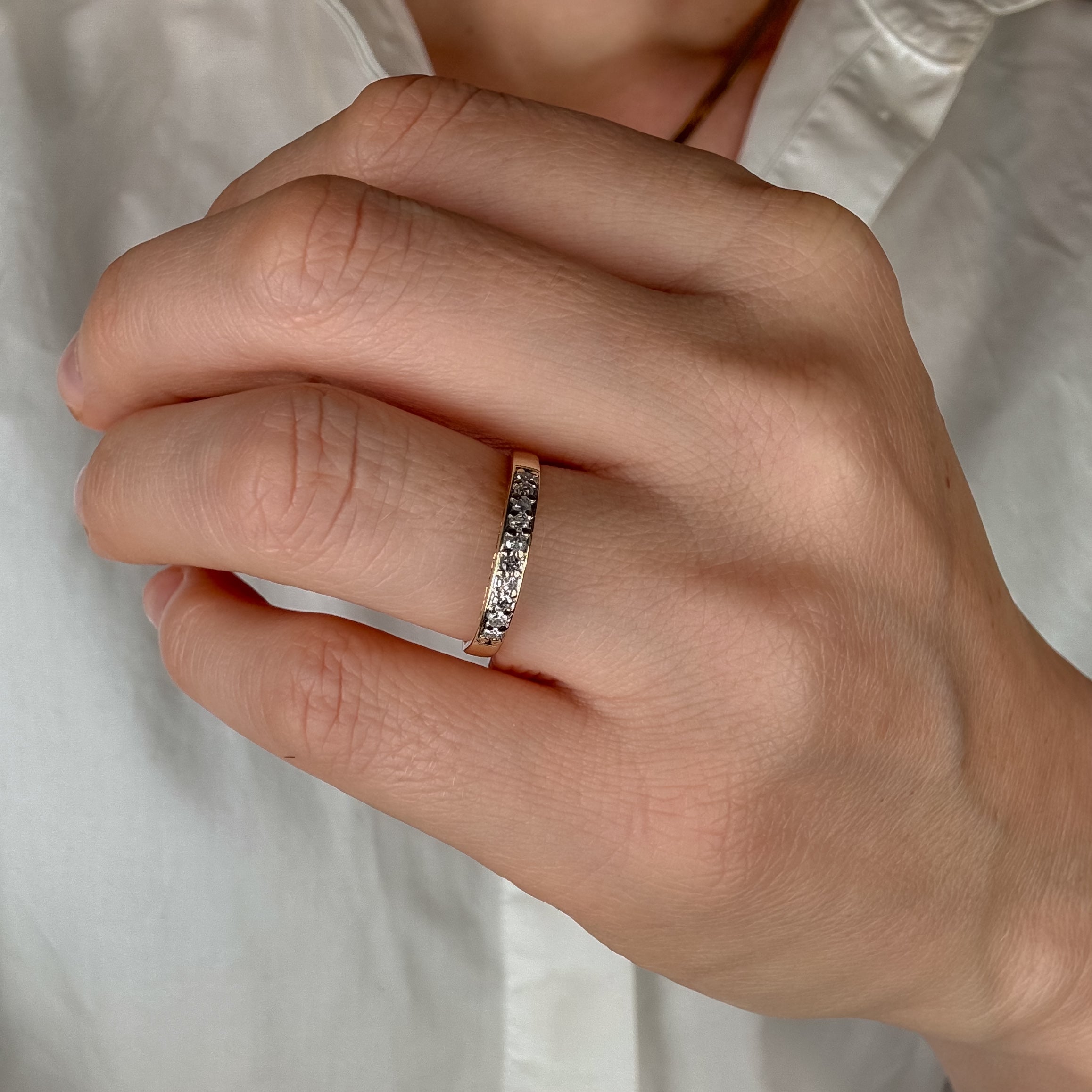 Antique 10 Diamond Band
