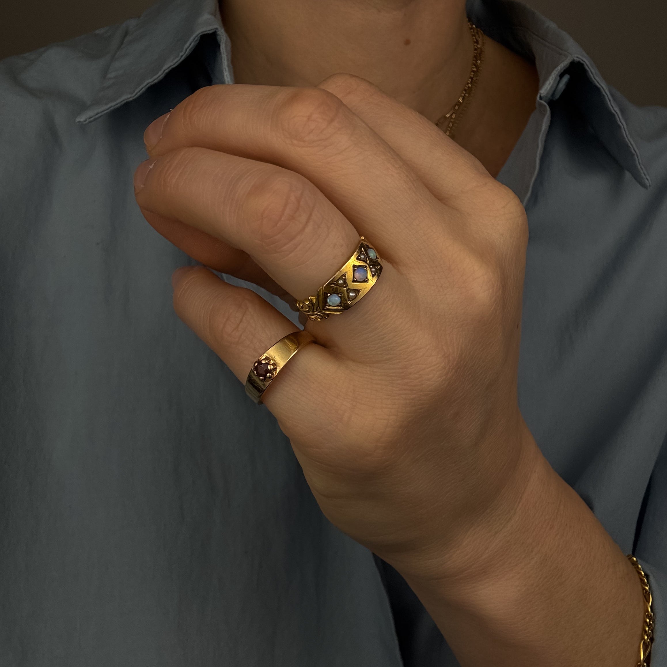 Solitaire Ruby Band
