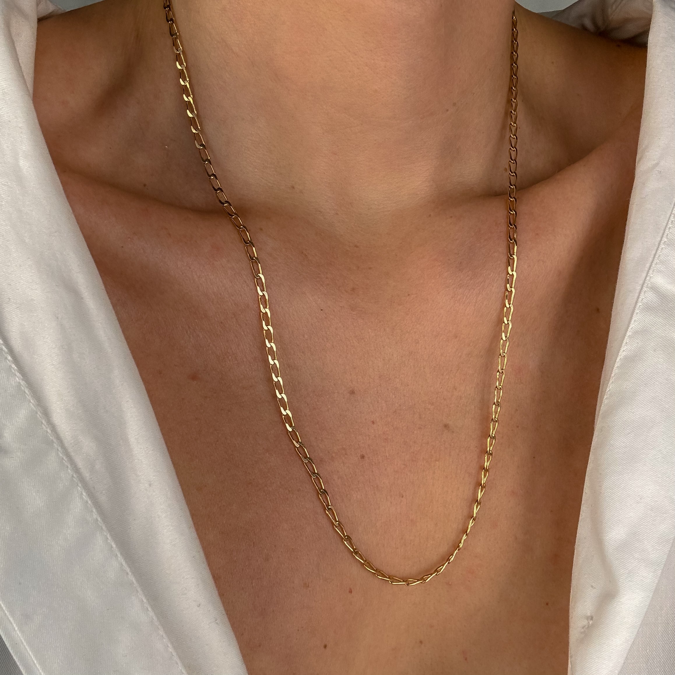 23” Cable Link Chain Necklace