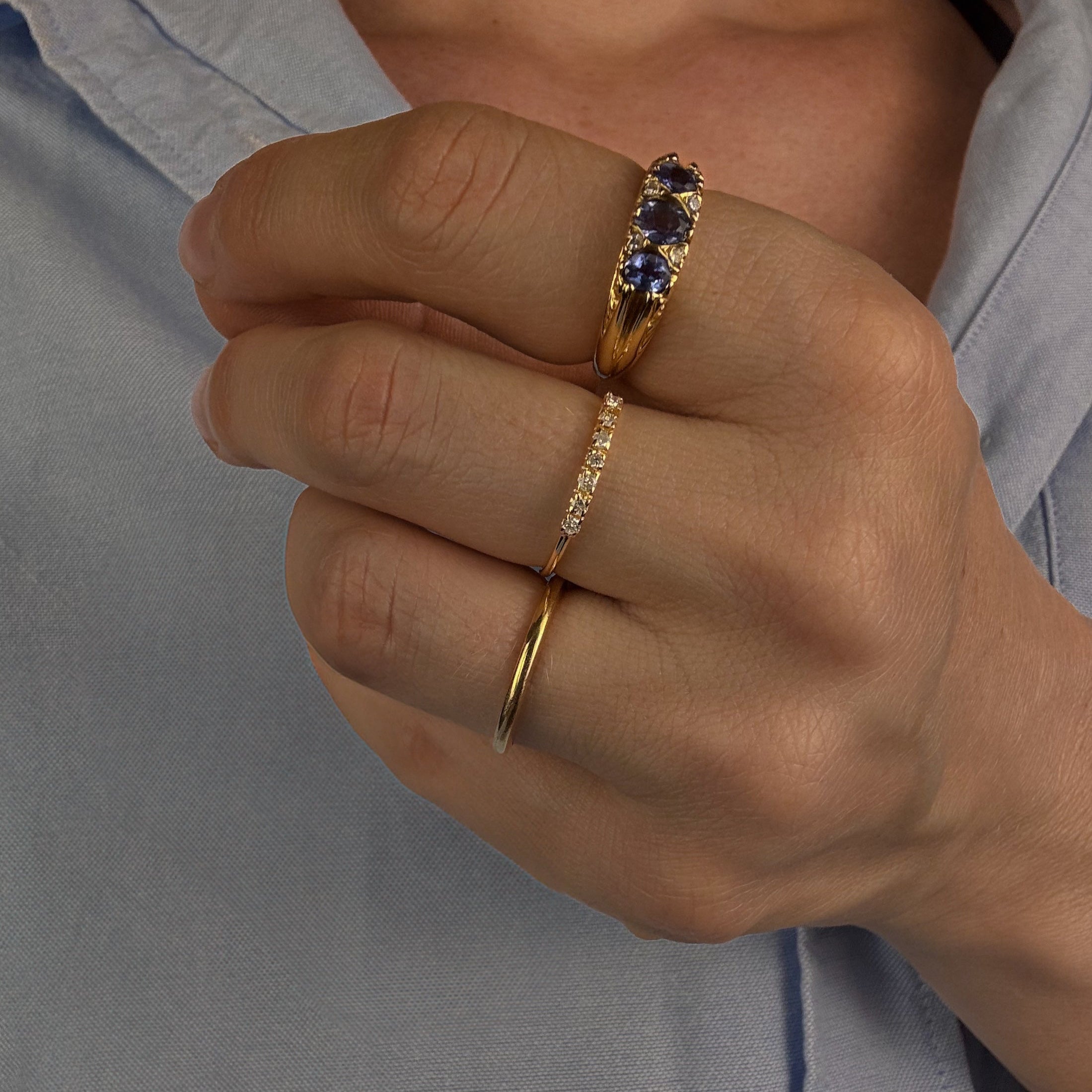 Dainty Diamond Band