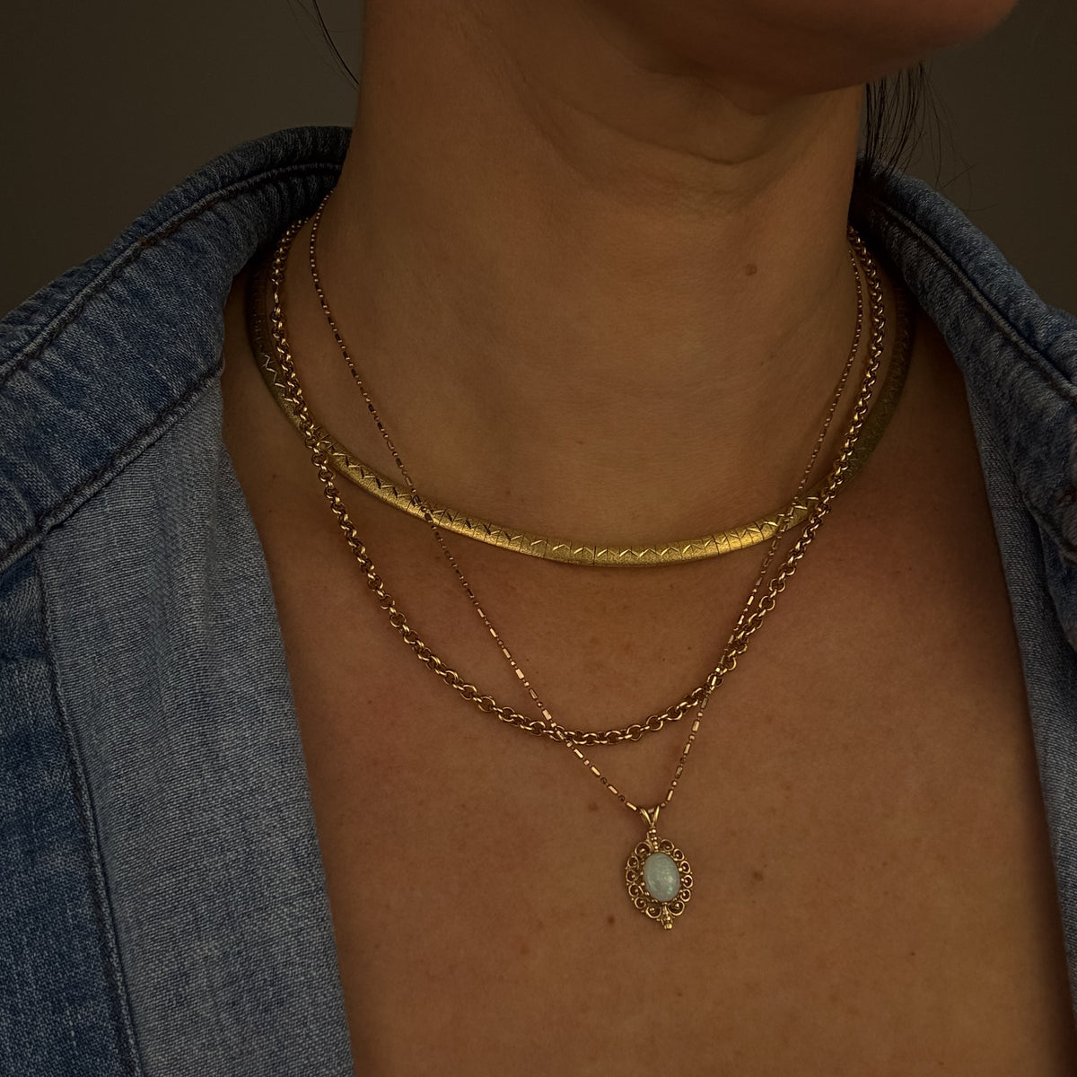 Romantic Opal Pendant