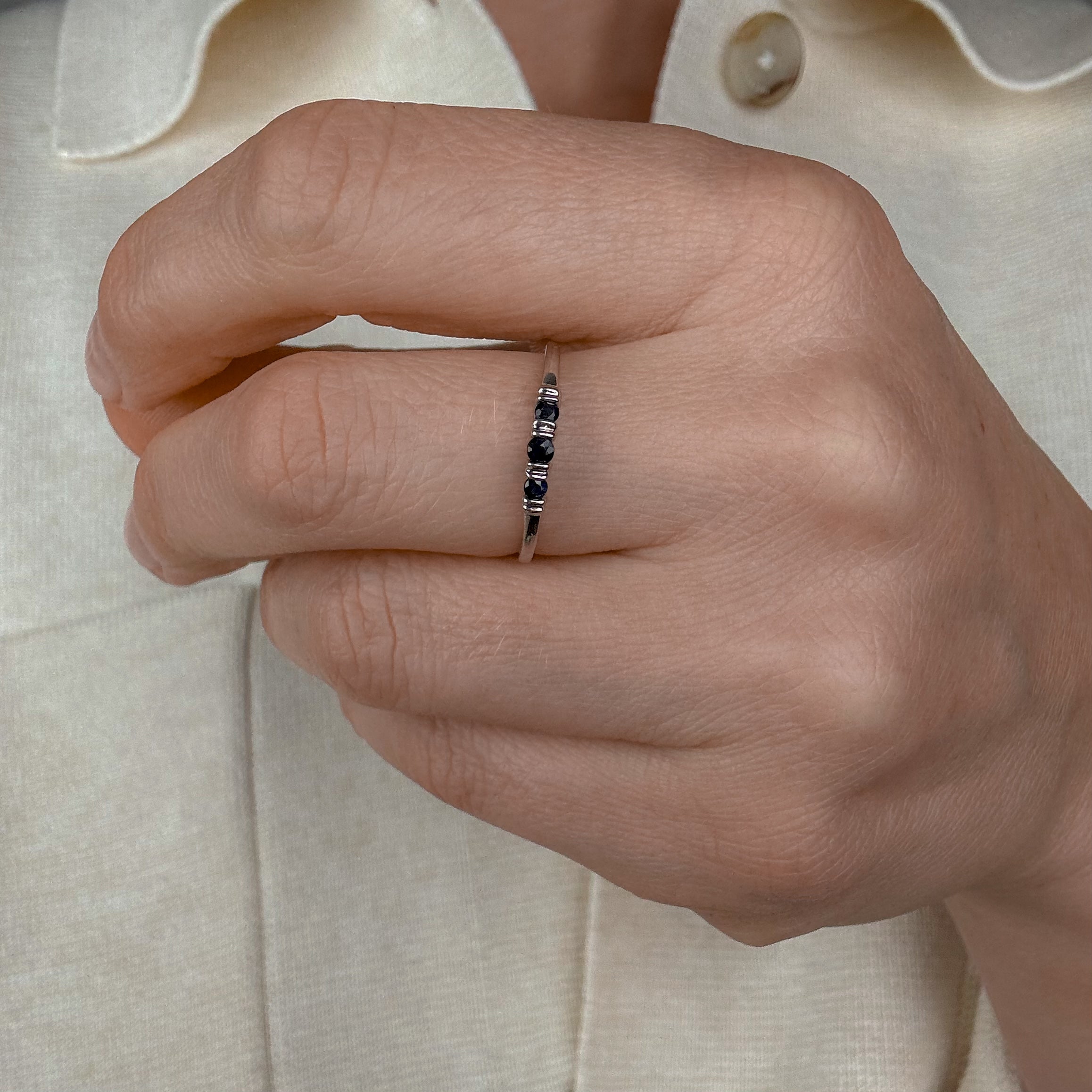 Dainty Sapphire Band