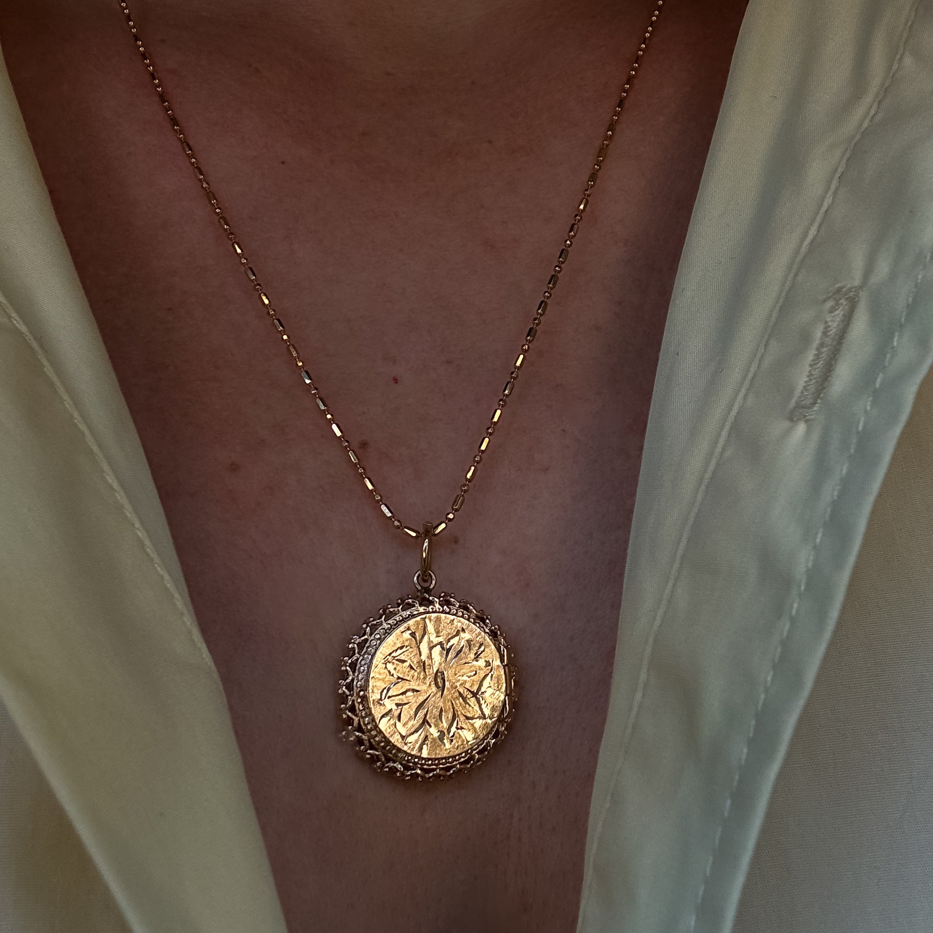 Intricate Gold Locket