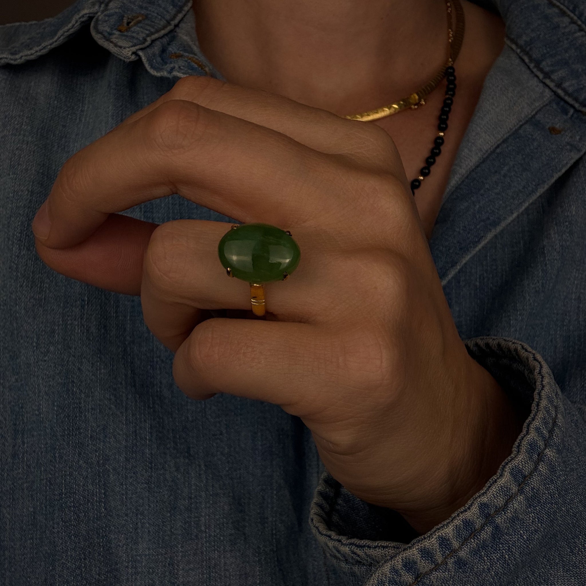 Classic Jade Ring